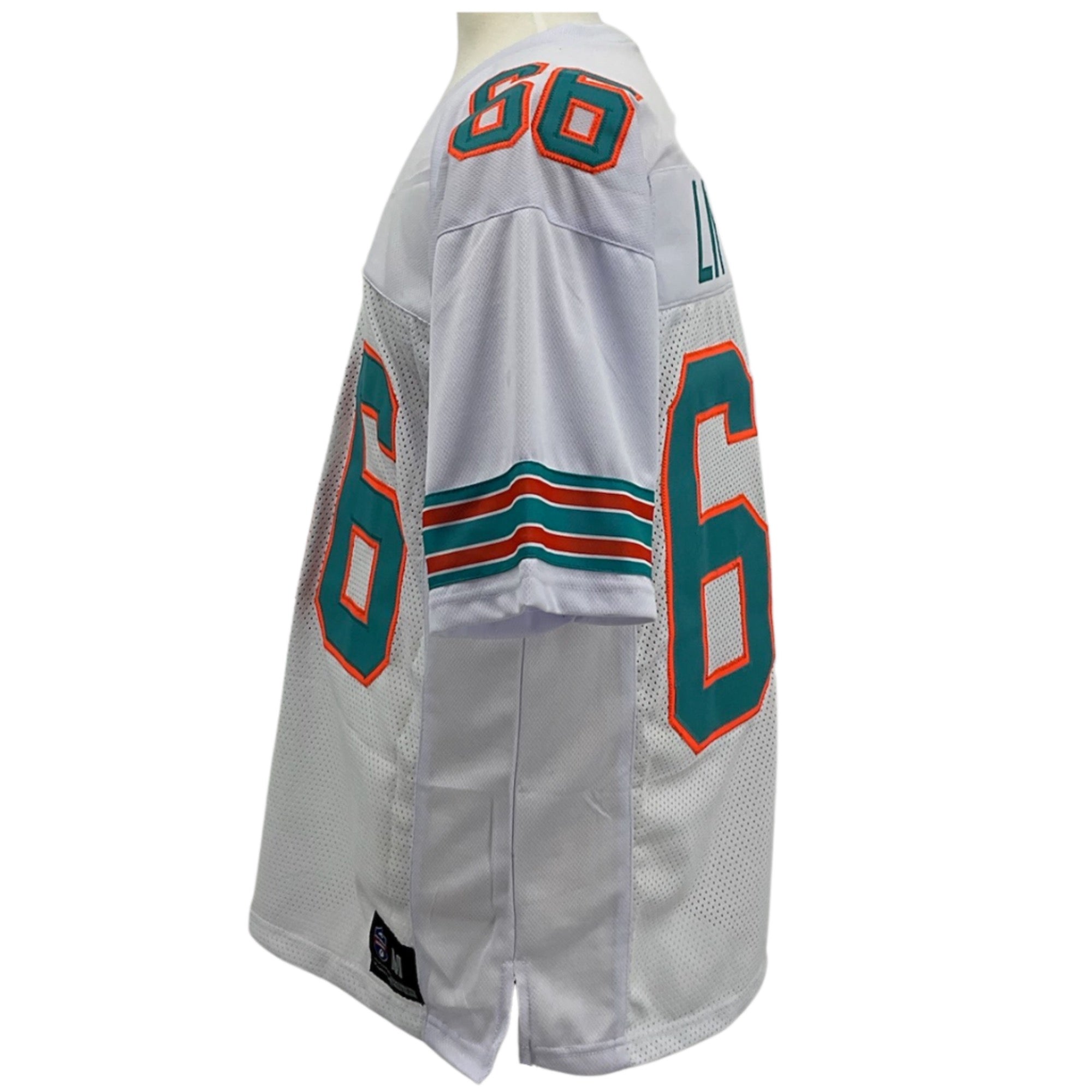 Larry Little Jersey White Miami M-5XL Custom Sewn Stitched