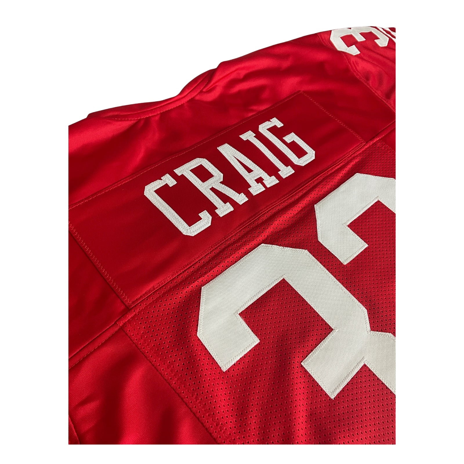 Roger Craig Jersey Red San Francisco | Unisex Adult Sizes S-5XL Unsigned Custom Sewn Stitched