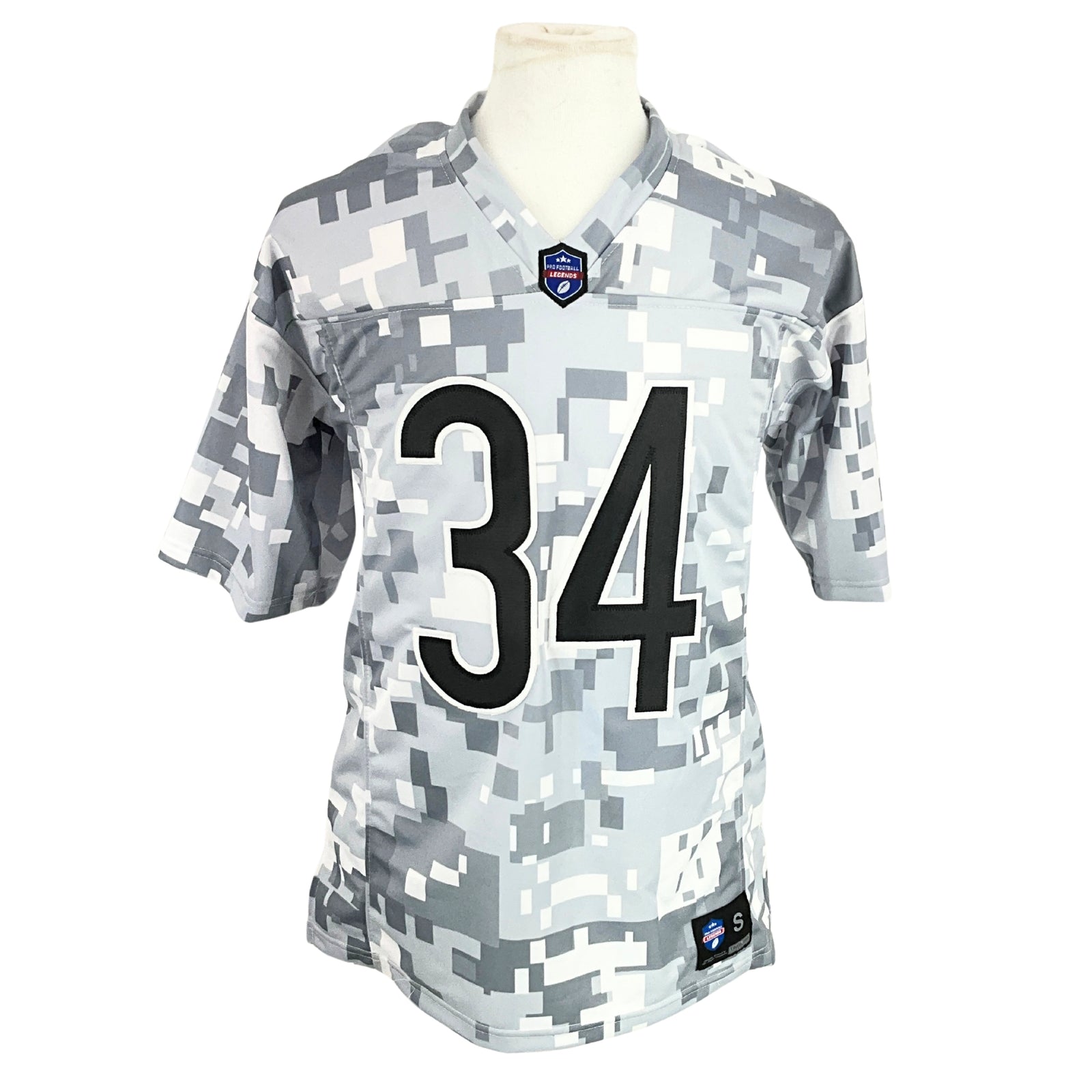 Walter Payton Jersey White Camouflage Chicago | Unisex Adult Sizes S-5XL Unsigned Sewn Stitched