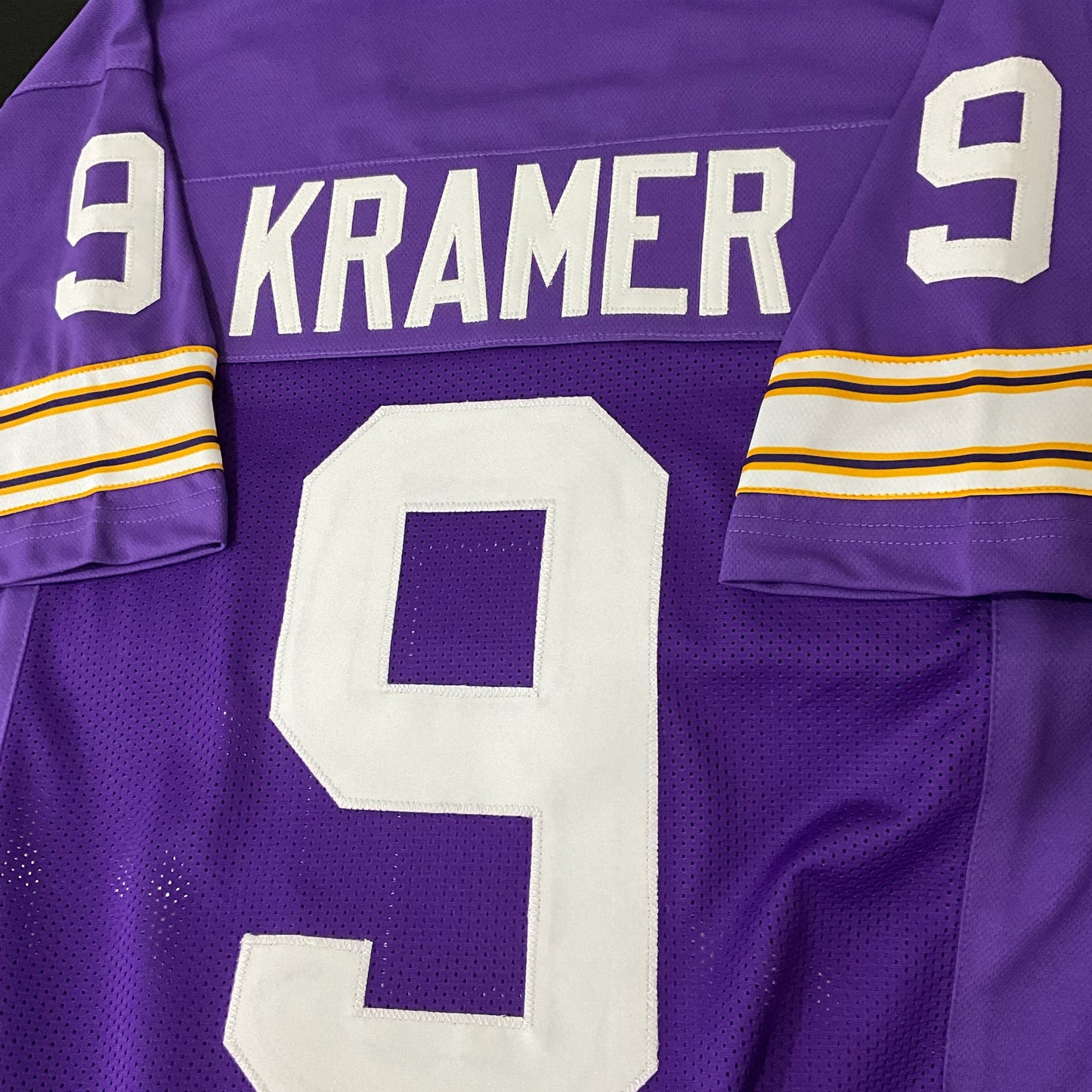 Tommy Kramer Jersey Purple Minnesota M-5XL Sewn Stitch