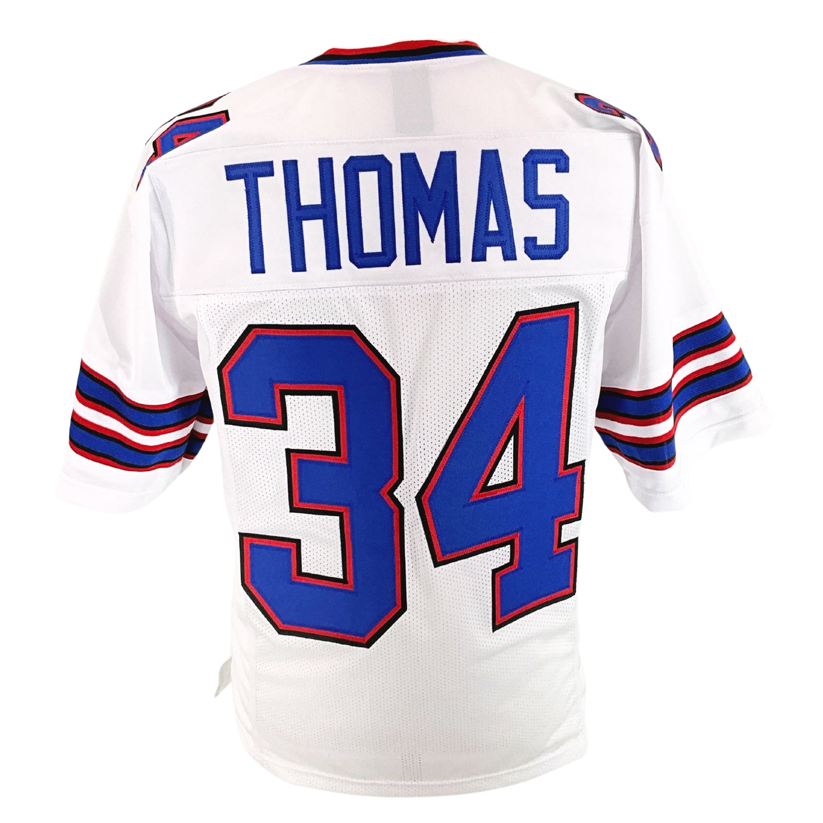 Thurman Thomas Jersey White Buffalo | Unisex Adult Sizes S-5XL Unsigned Custom Sewn Stitched