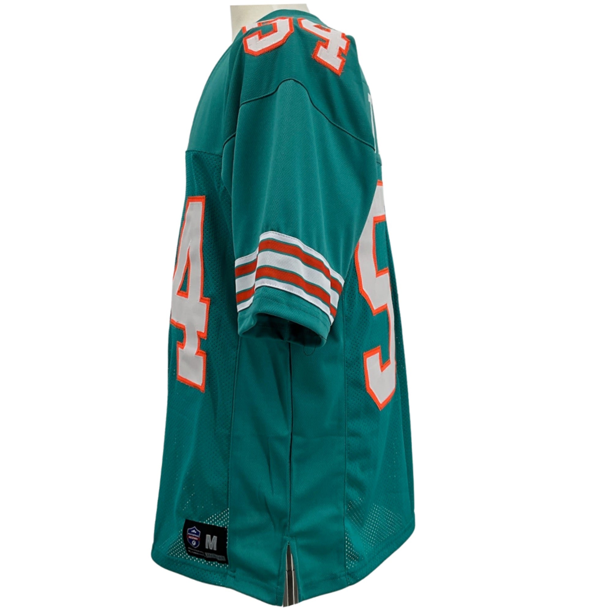 Zach Thomas Jersey Aqua Miami M-5XL Custom Sewn Stitched