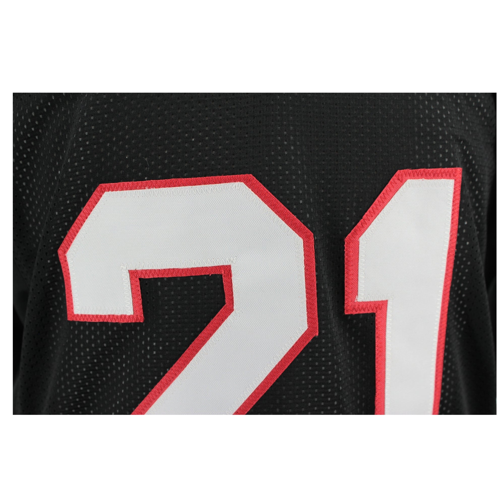 Deion Sanders Jersey Black Atlanta |  Unisex Adult Sizes S-5XL Unsigned Custom Sewn Stitched