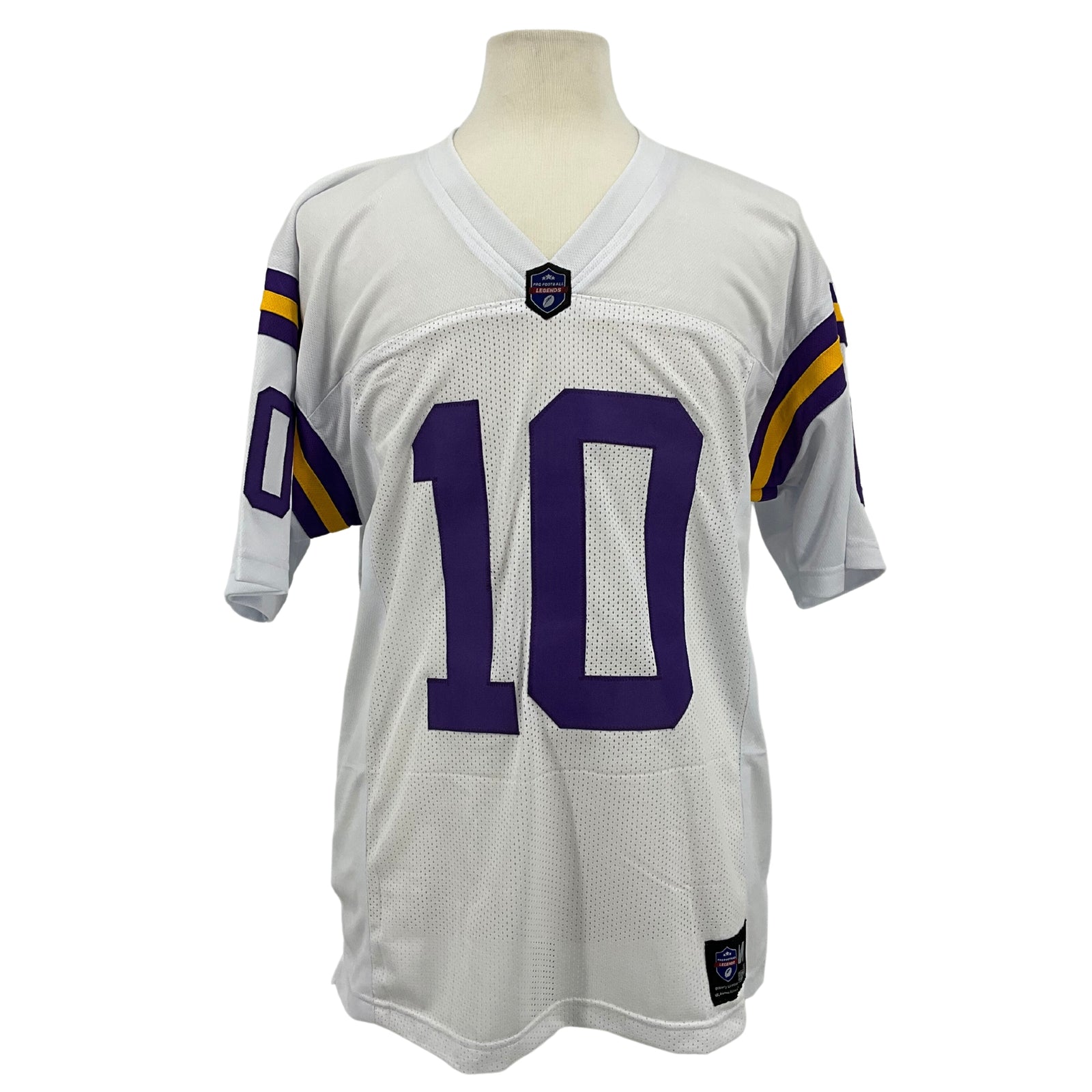 Fran Tarkenton Jersey White Minnesota | M-5XL Custom Sewn Stitch