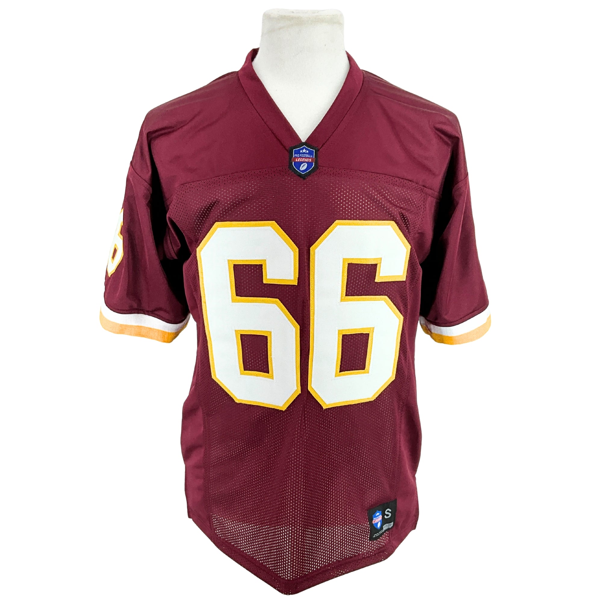 Joe Jacoby Jersey Burgundy Washington | Unisex Adult Sizes S-5XL Unsigned Custom Sewn Stitched