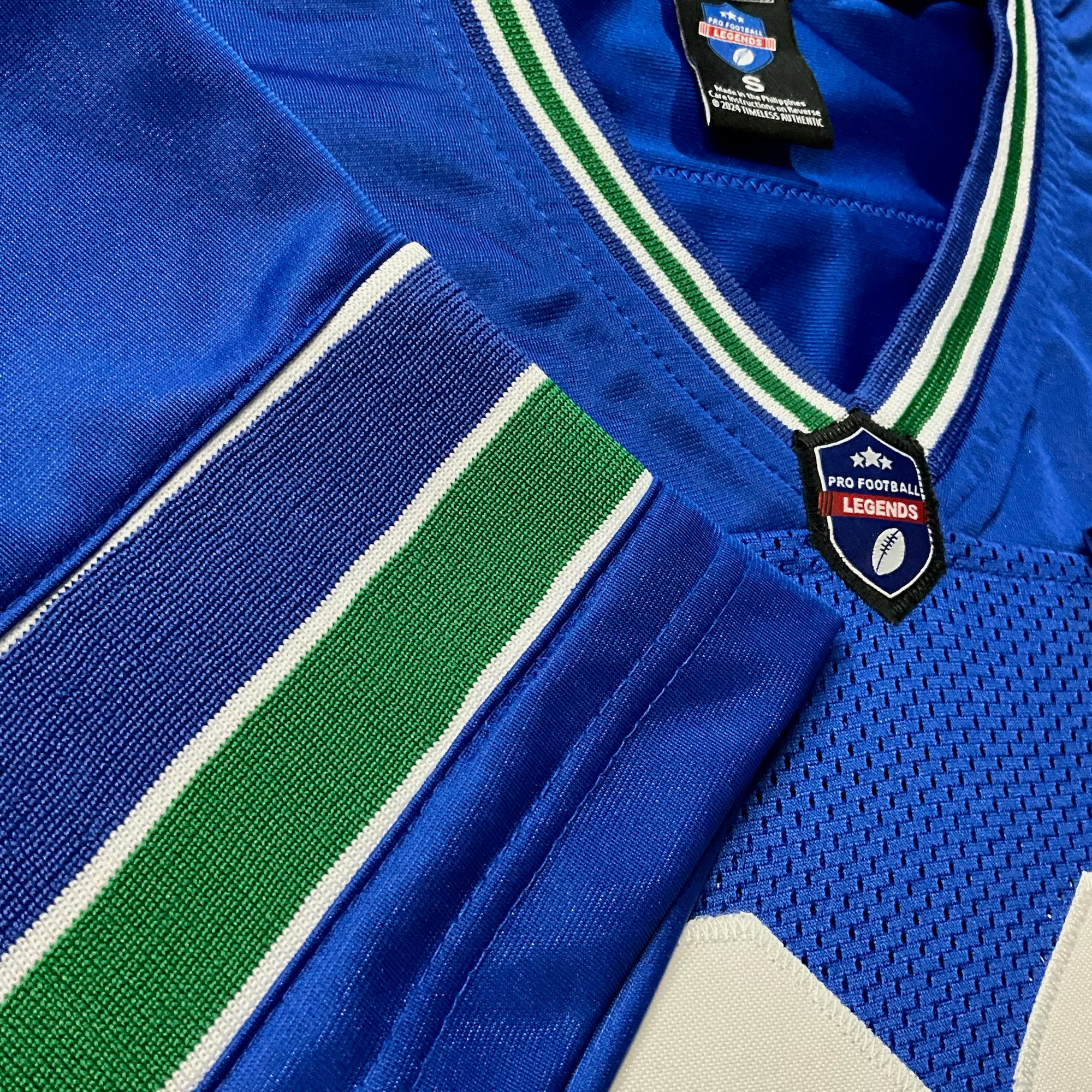 Steve Largent Jersey Blue Seattle | S-5XL Unsigned Custom Sewn Stitched