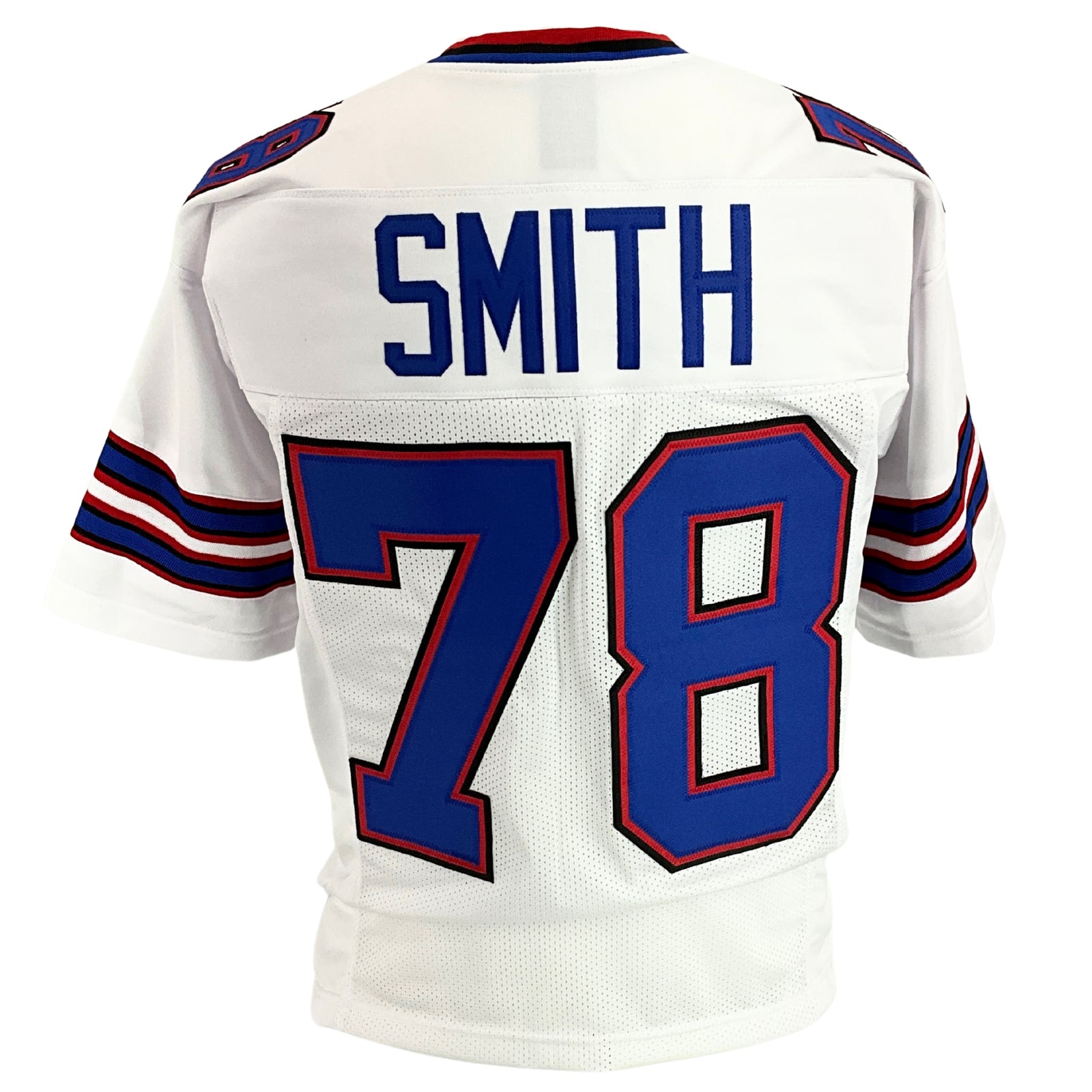 Bruce Smith Jersey White Buffalo | Unisex Adult Sizes S-5XL Unsigned Custom Sewn Stitched