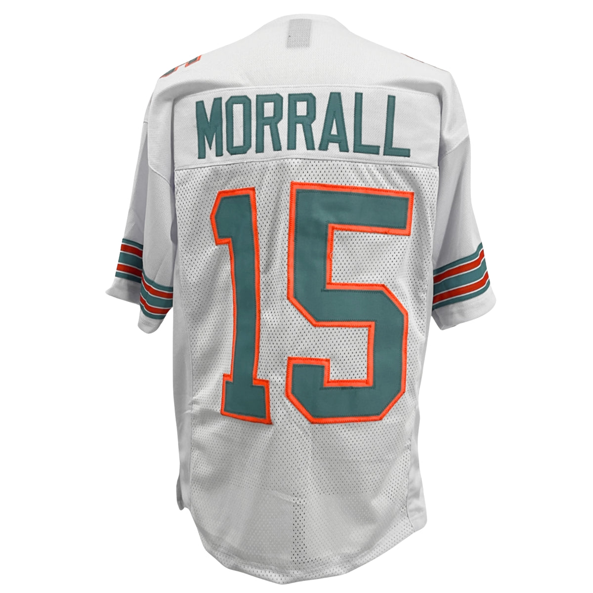 Earl Morrall Jersey White Miami | M-5XL Custom Sewn Stitched