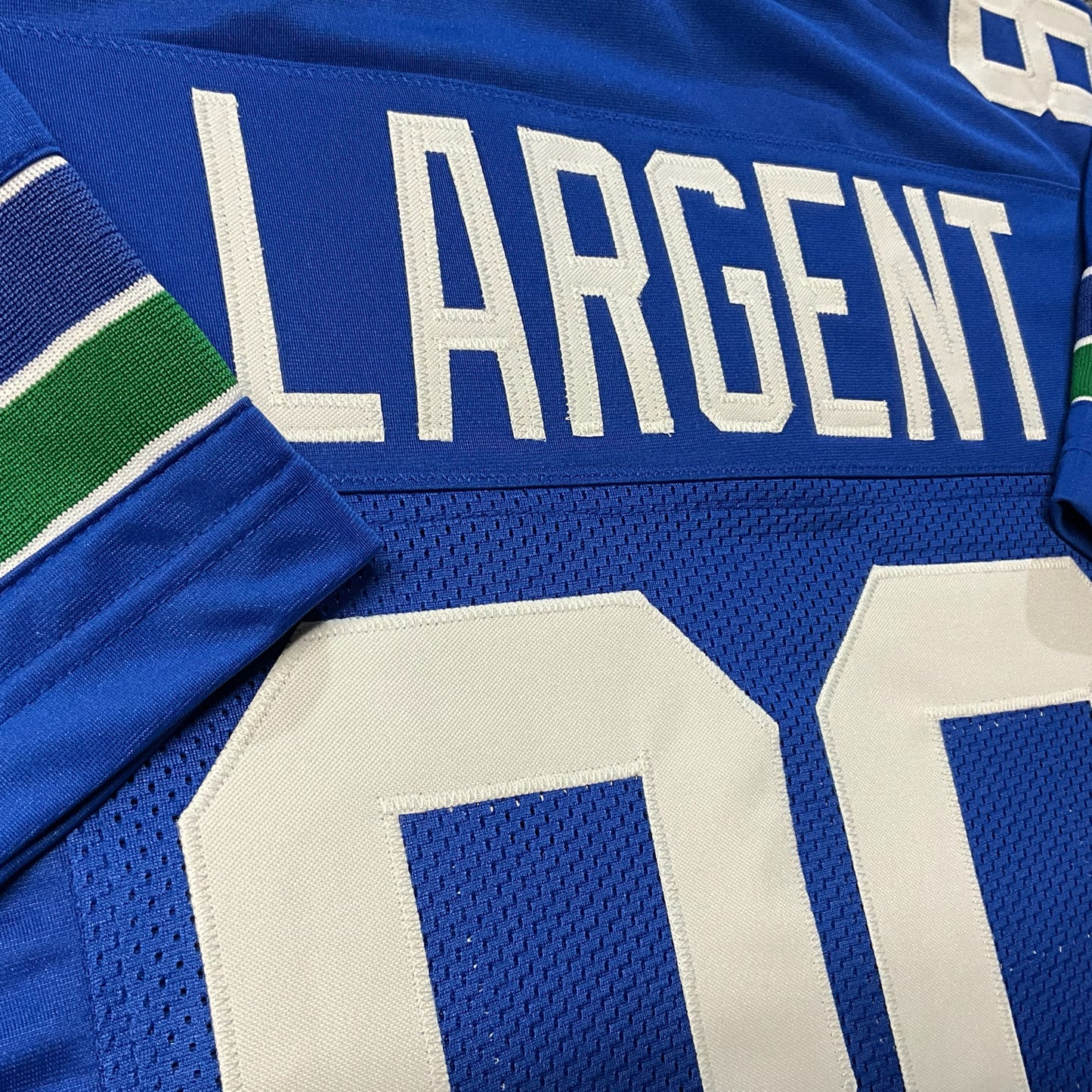 Steve Largent Jersey Blue Seattle | S-5XL Unsigned Custom Sewn Stitched