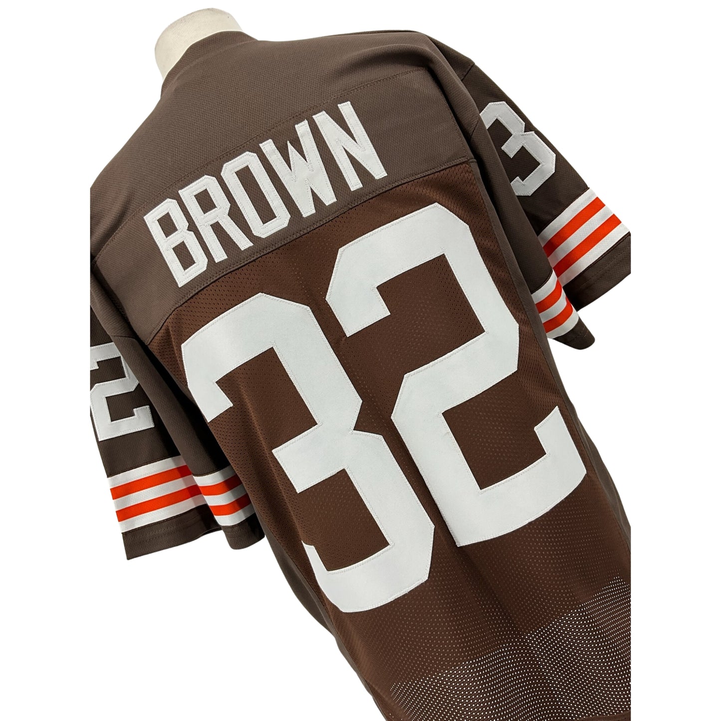 Jim Brown 2-Tone Color (see image 4) Brown Jersey Cleveland | M-5XL Custom Stitch