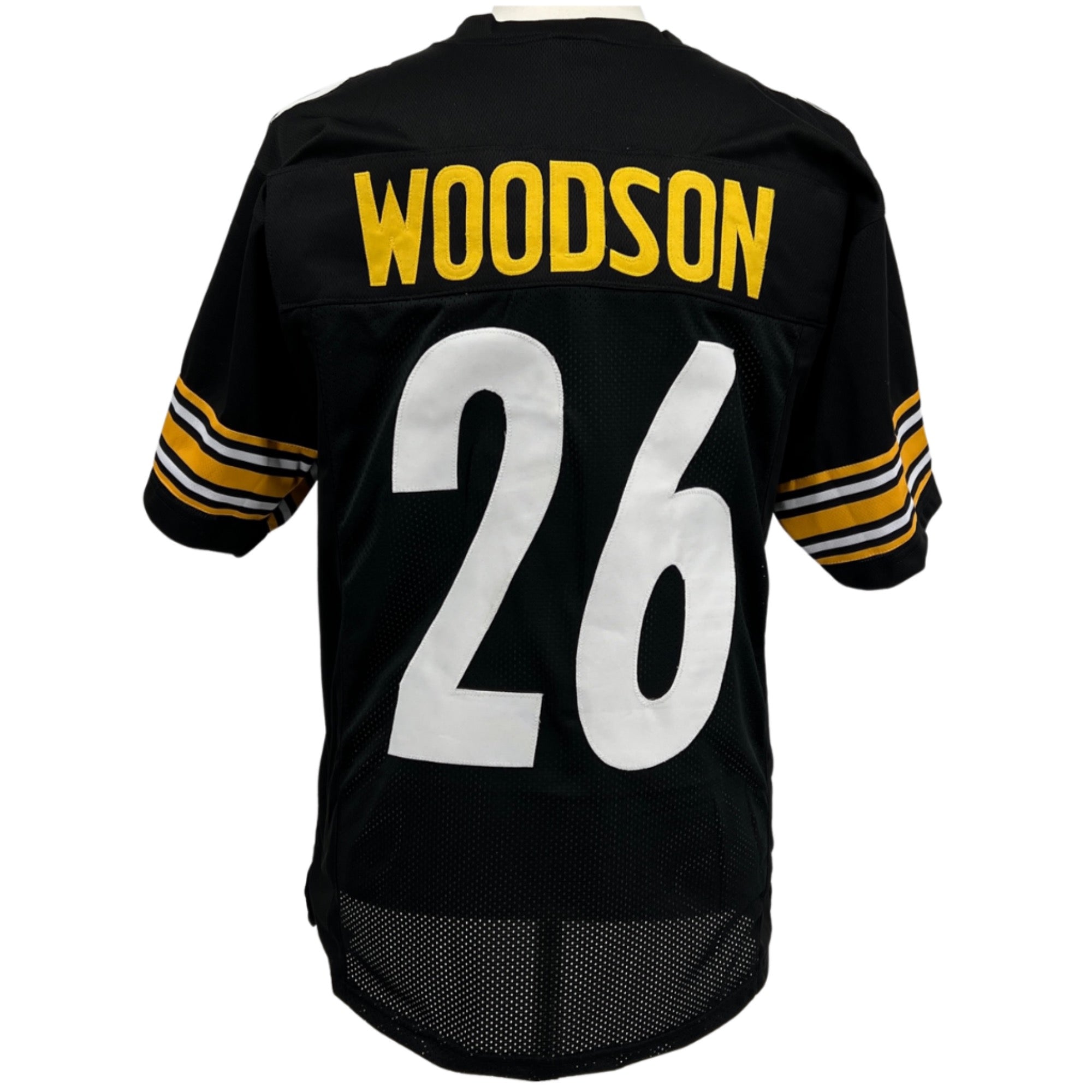 ROD WOODSON Pittsburgh Steelers BLACK Jersey M-5XL Unsigned Custom Sewn Stitched