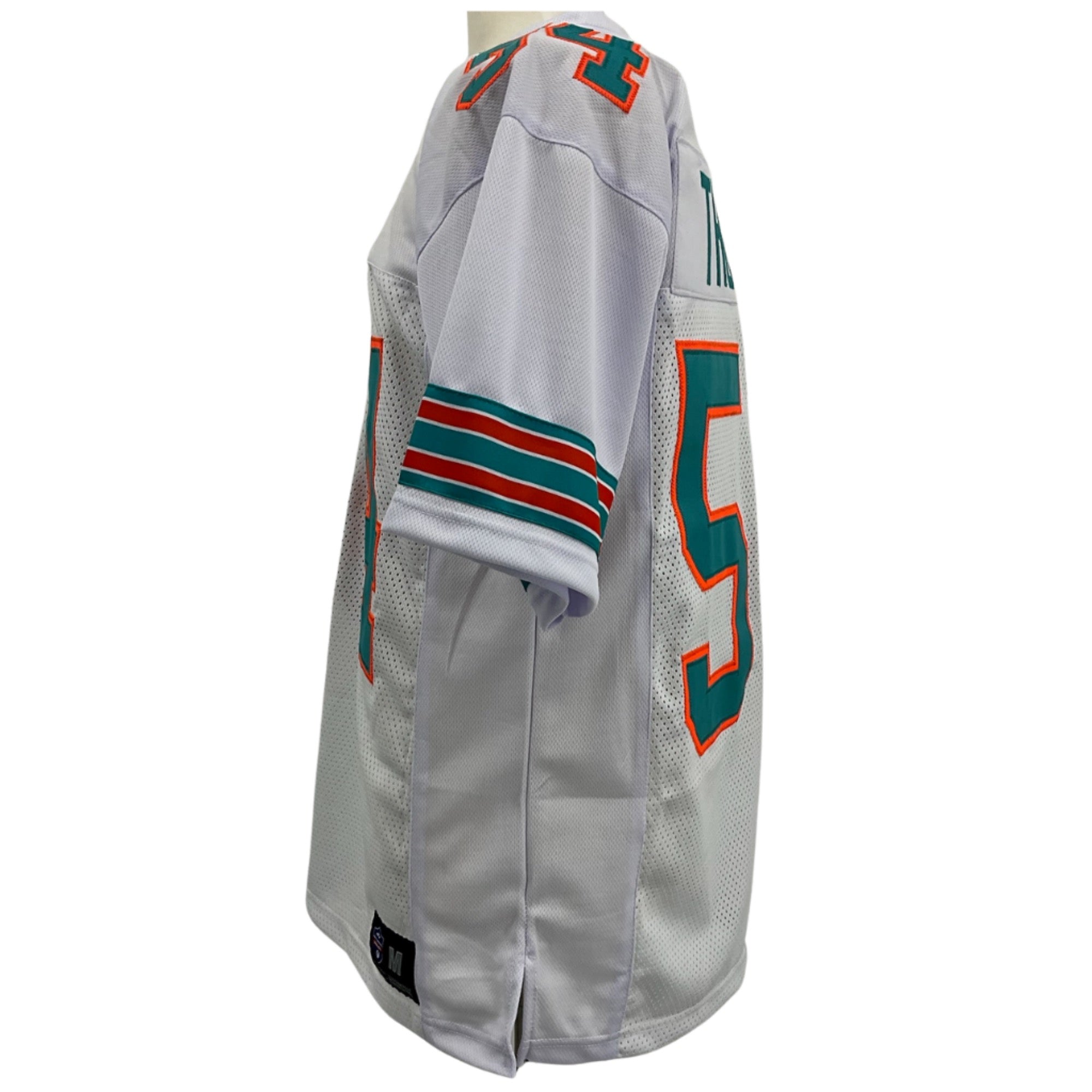 Zach Thomas Jersey White Miami M-5XL Custom Sewn Stitched