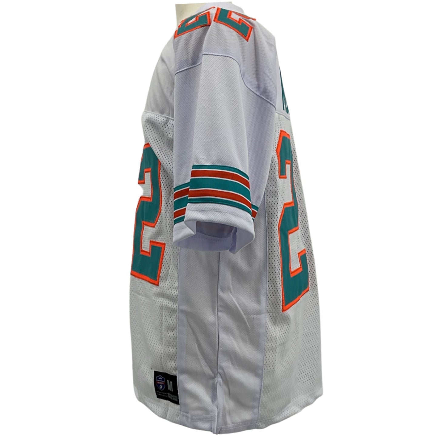 Mercury Morris Jersey White Miami | S-5XL Unsigned Custom Sewn Stitched