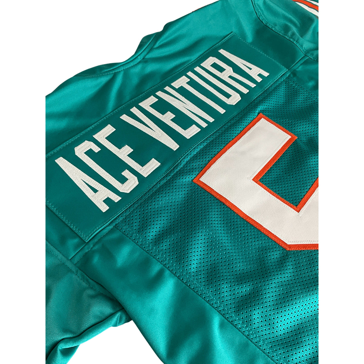 Ace Ventura "Ray Finkle" Jersey Aqua Miami | Unisex Adult Sizes S-5XL Unsigned Custom Sewn Stitched