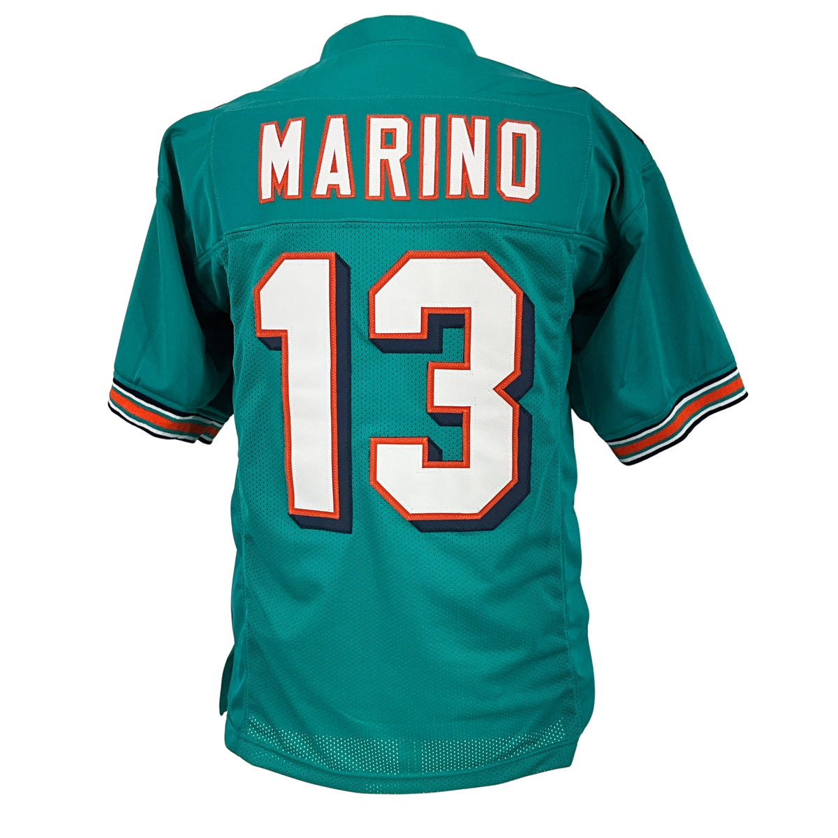Dan Marino Jersey Aqua Drop Shadow Miami | Unisex Adult Sizes S-5XL Unsigned Custom Sewn Stitched