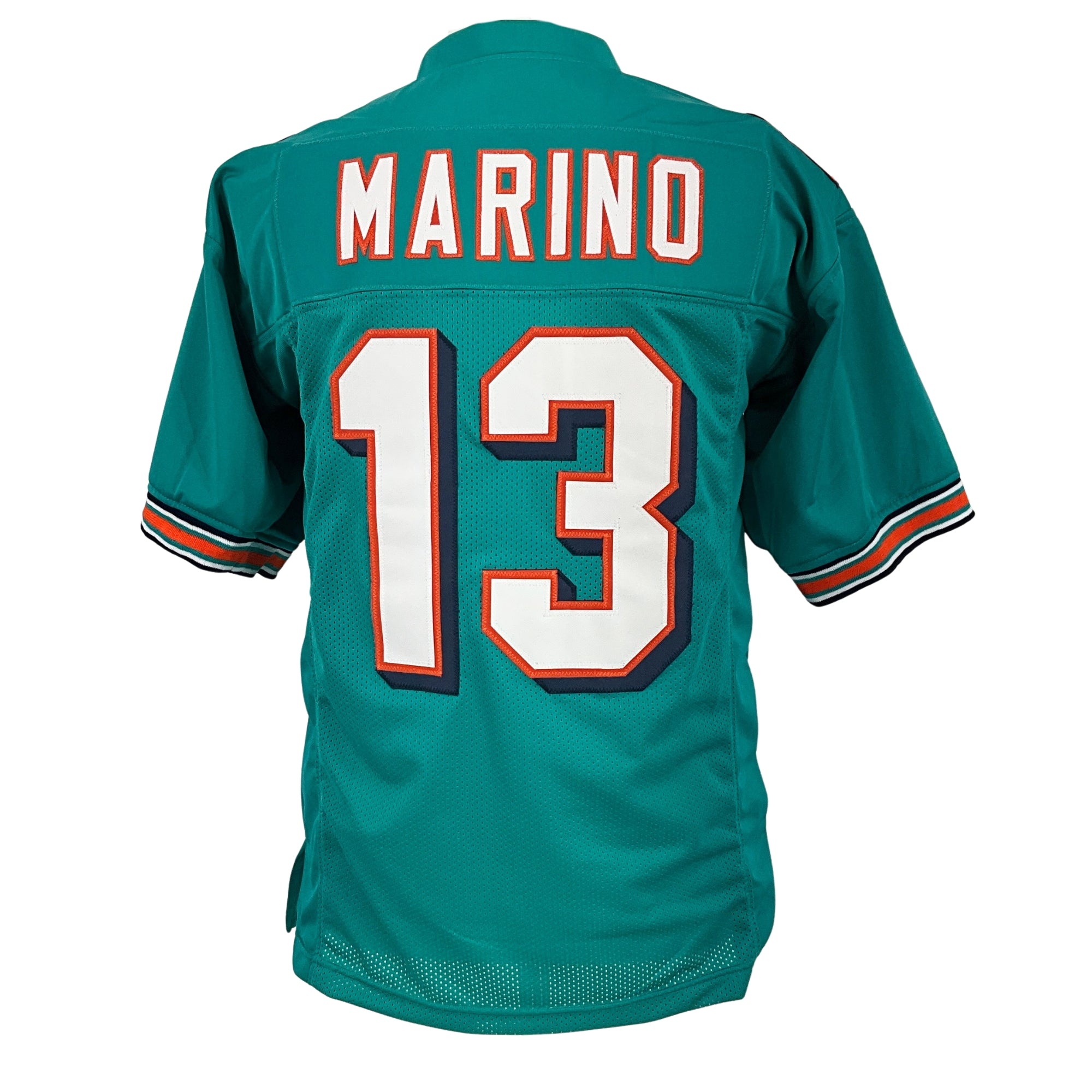 Dan Marino Jersey Aqua Drop Shadow Miami | Unisex Adult Sizes S-5XL Unsigned Custom Sewn Stitched