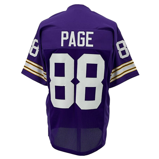 Alan Page Jersey Purple | Unisex Adult Sizes S-5XL Unsigned Custom Sewn Stitched