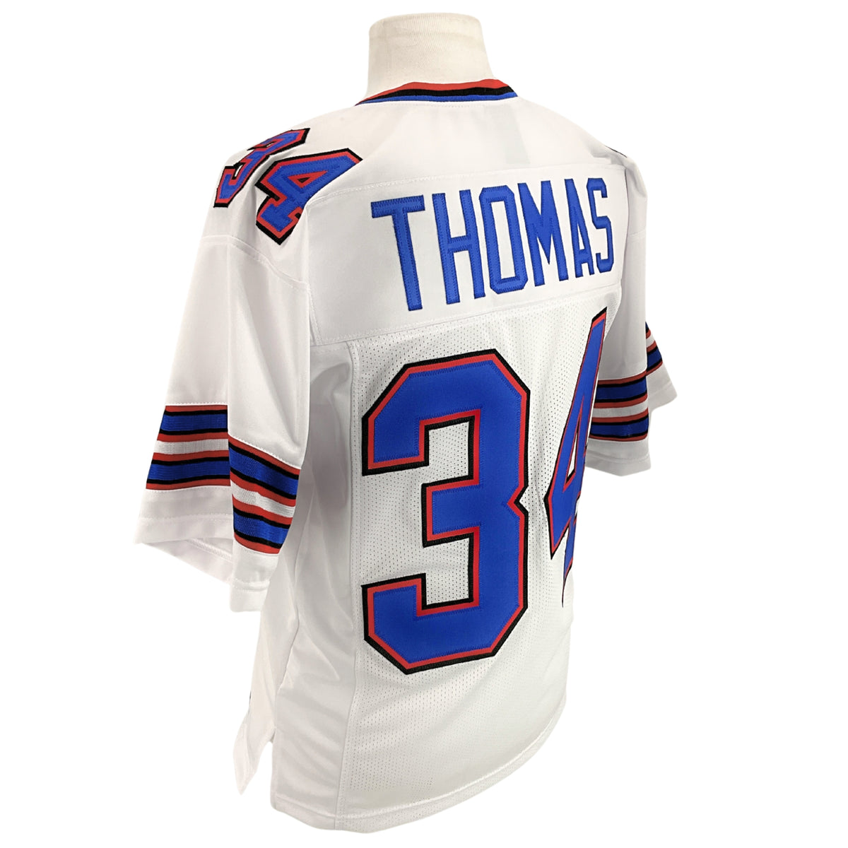 Thurman Thomas Jersey White Buffalo | Unisex Adult Sizes S-5XL Unsigned Custom Sewn Stitched