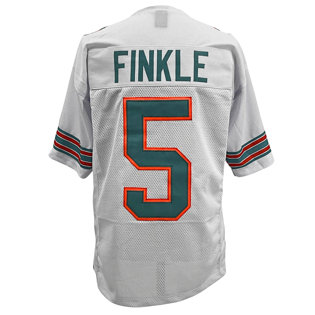 Ray Finkle &quot;Ace Ventura&quot; Jersey White Miami | Unisex Adult Sizes S-5XL Unsigned Custom Sewn Stitched