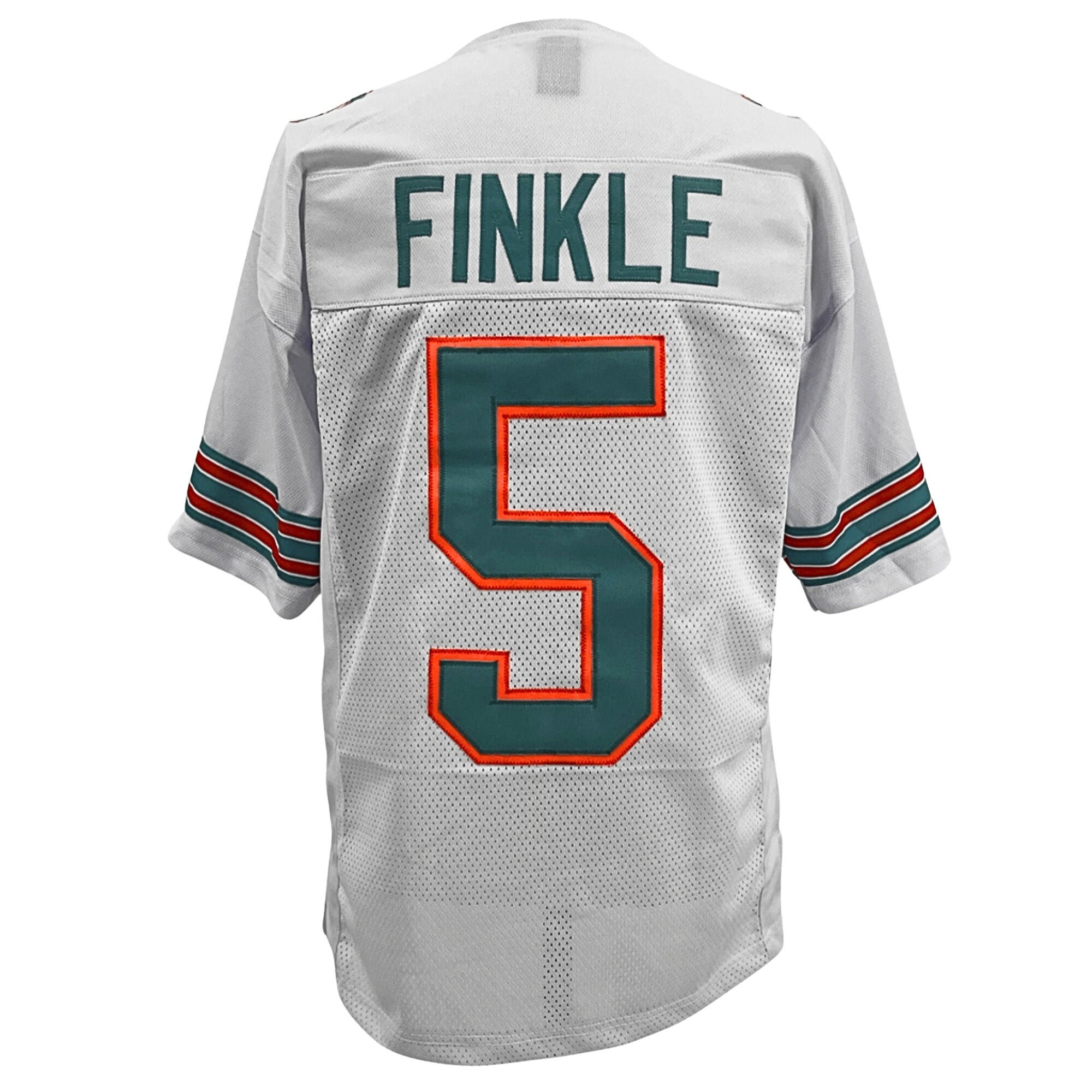 Ray Finkle "Ace Ventura" Jersey White Miami | Unisex Adult Sizes S-5XL Unsigned Custom Sewn Stitched