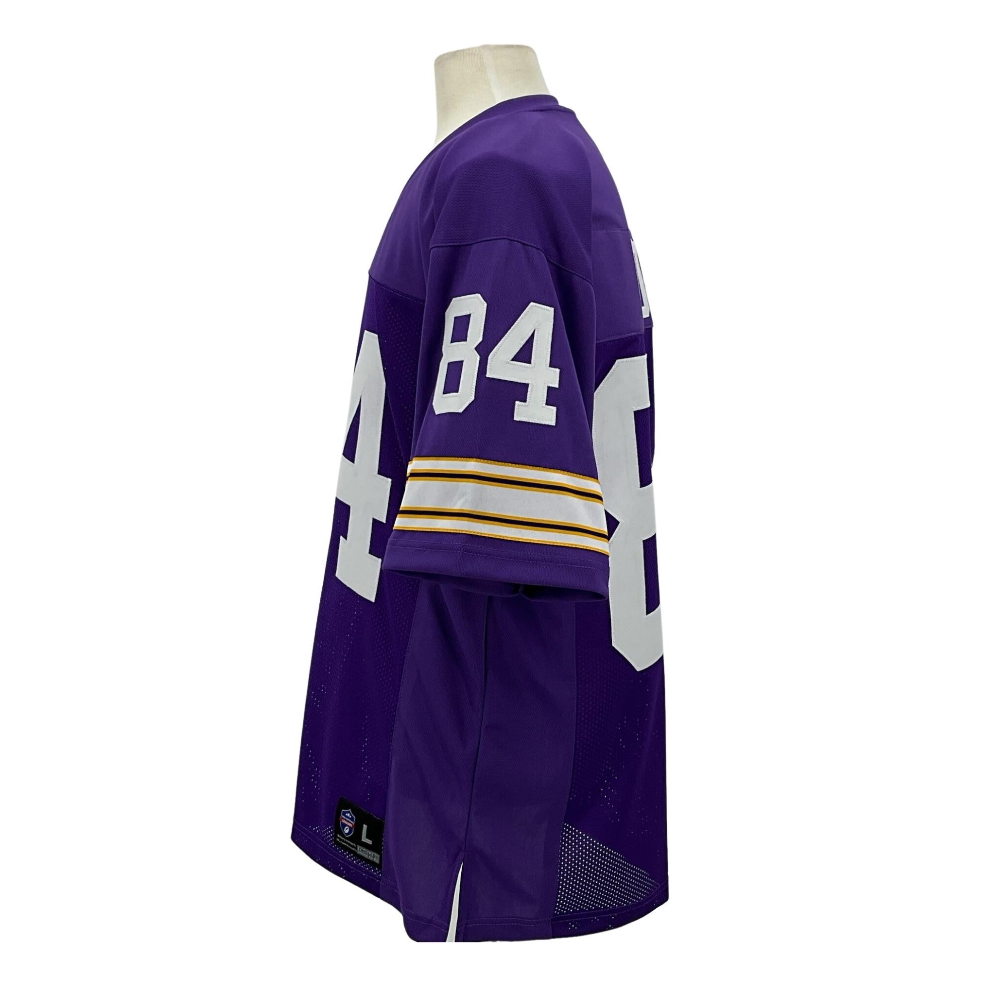 Randy Moss Jersey Purple Minnesota | S-5XL Unsigned Custom Sewn Stitch