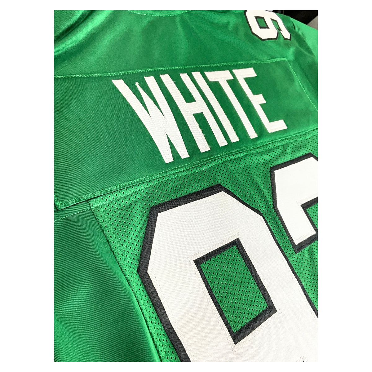Reggie White Jersey Modern Kelly Green Philadelphia | Unisex Adult Sizes S-5XL Unsigned Custom Sewn Stitched