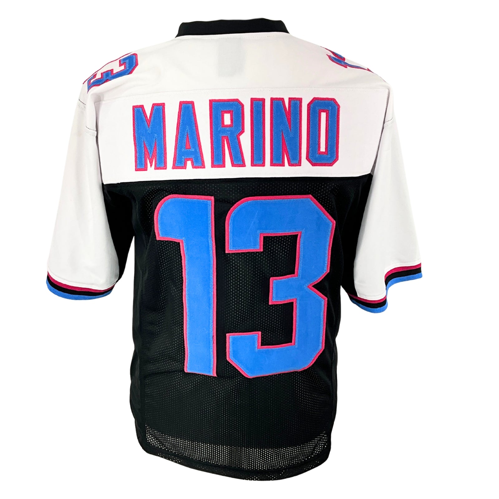 Dan Marino Jersey Black White Miami | Unisex Adult Sizes S-5XL Unsigned Custom Sewn Stitched