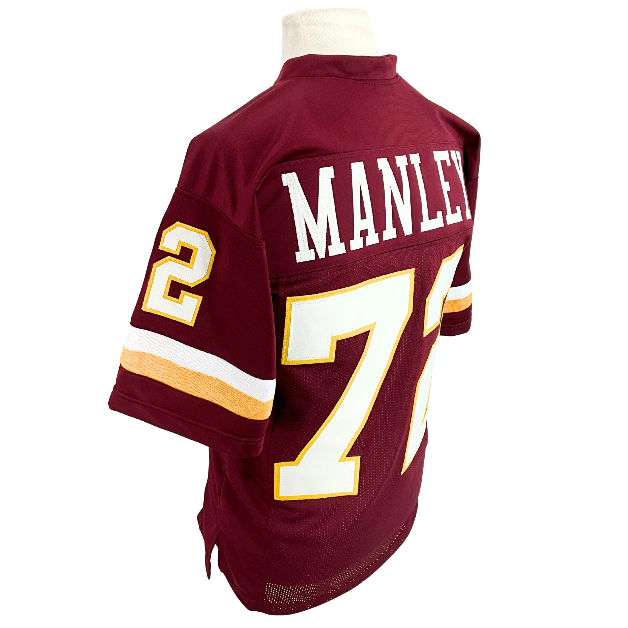 Dexter Manley Jersey Burgundy Washington | Unisex Adult Sizes S-5XL Unsigned Custom Sewn Stitched