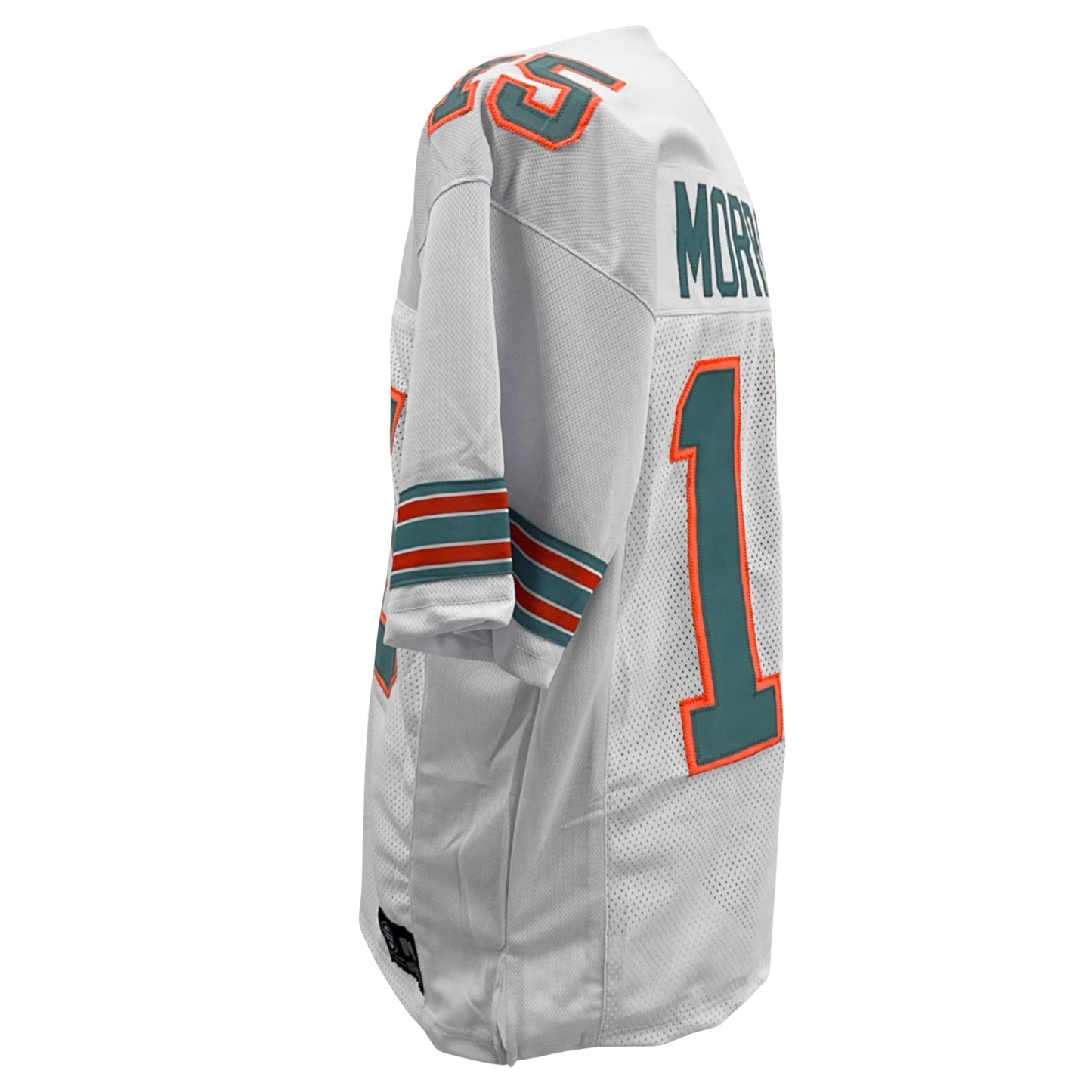 Earl Morrall Jersey White Miami | M-5XL Custom Sewn Stitched