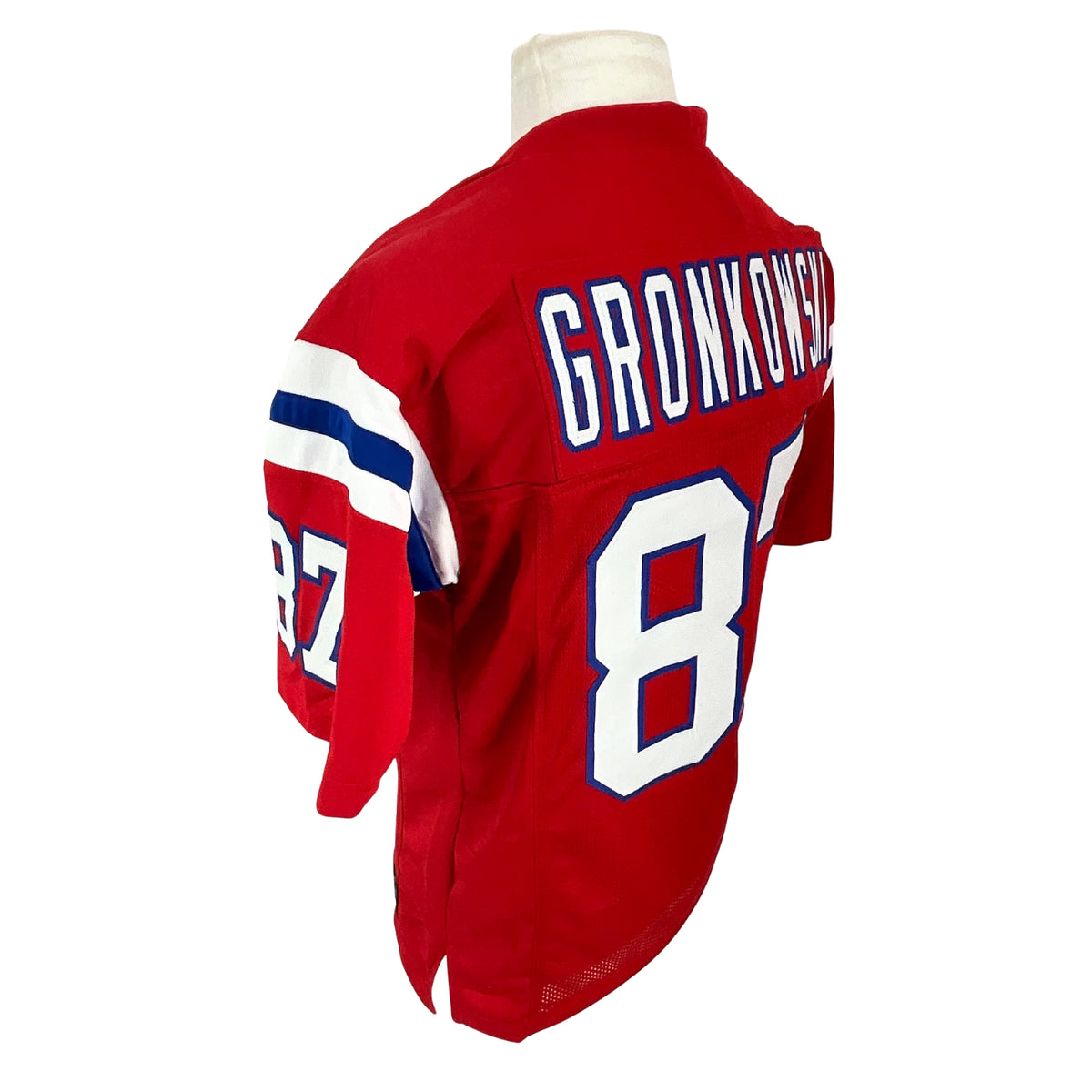 Rob Gronkowski Jersey Red Throwback New England | Unisex Adult Sizes S-5XL Unsigned Custom Sewn Stitched