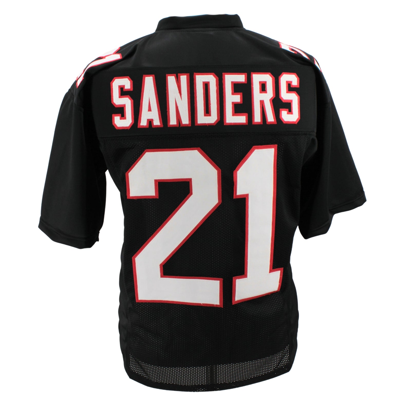 Deion Sanders Jersey Black Atlanta |  Unisex Adult Sizes S-5XL Unsigned Custom Sewn Stitched