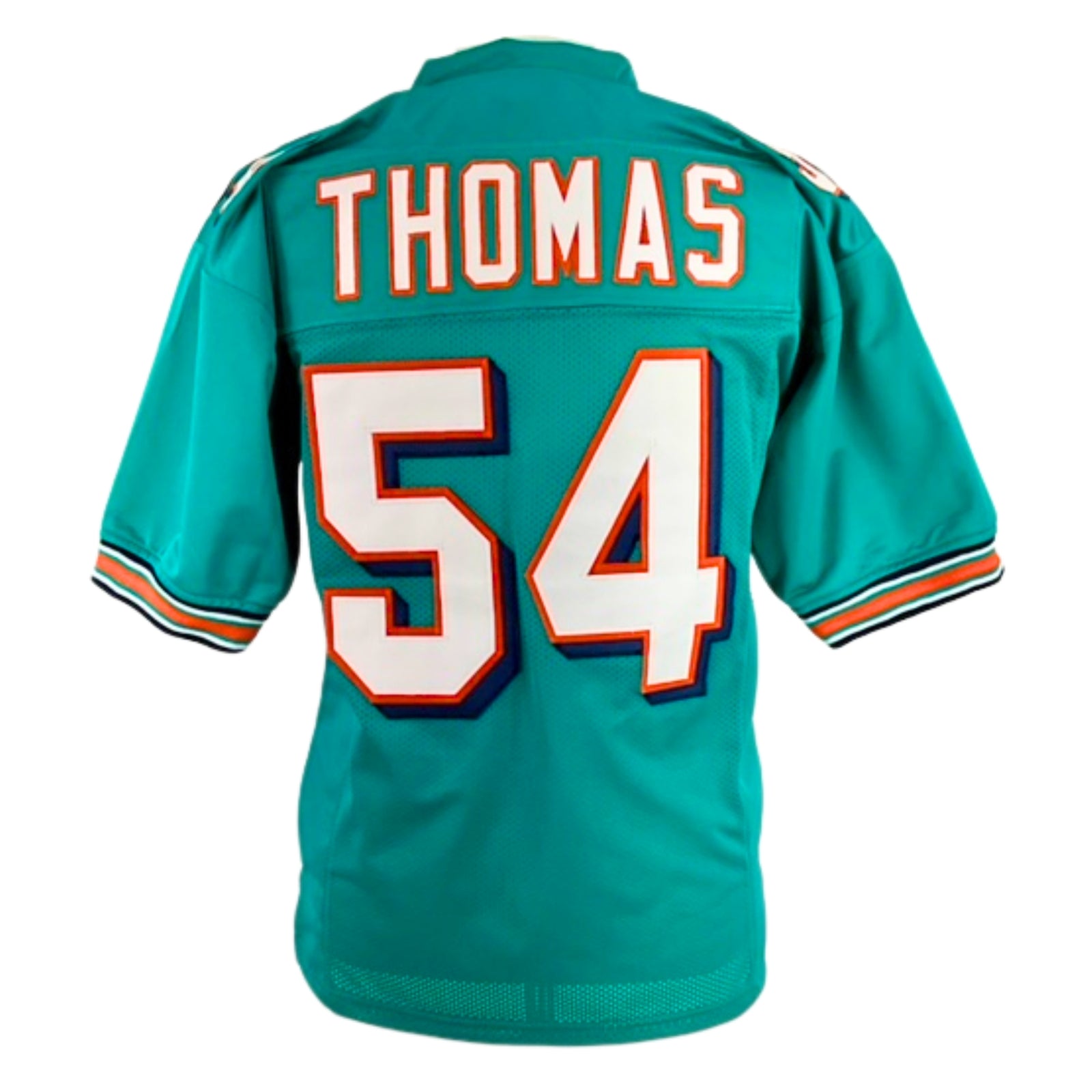 Zach Thomas Jersey Aqua Miami | Unisex Adult Sizes S-5XL Unsigned Custom Sewn Stitched