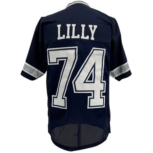 Bob Lilly Jersey Navy Blue Dallas | S-5XL Custom Sewn Stitched