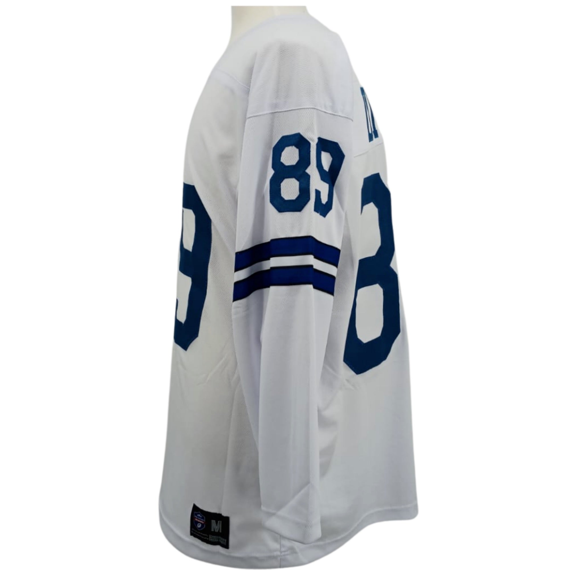 Mike Ditka Jersey L/S White Dallas M-5XL Custom Sewn Stitched