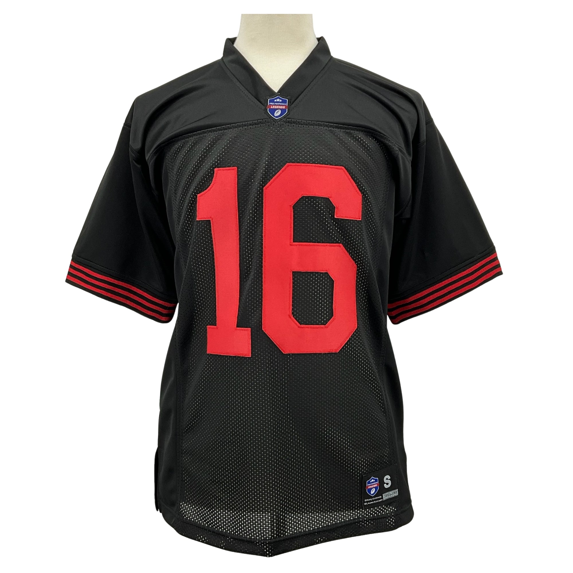 Joe Montana Jersey Black San Francisco | S-5XL Unsigned Custom Sewn Stitched