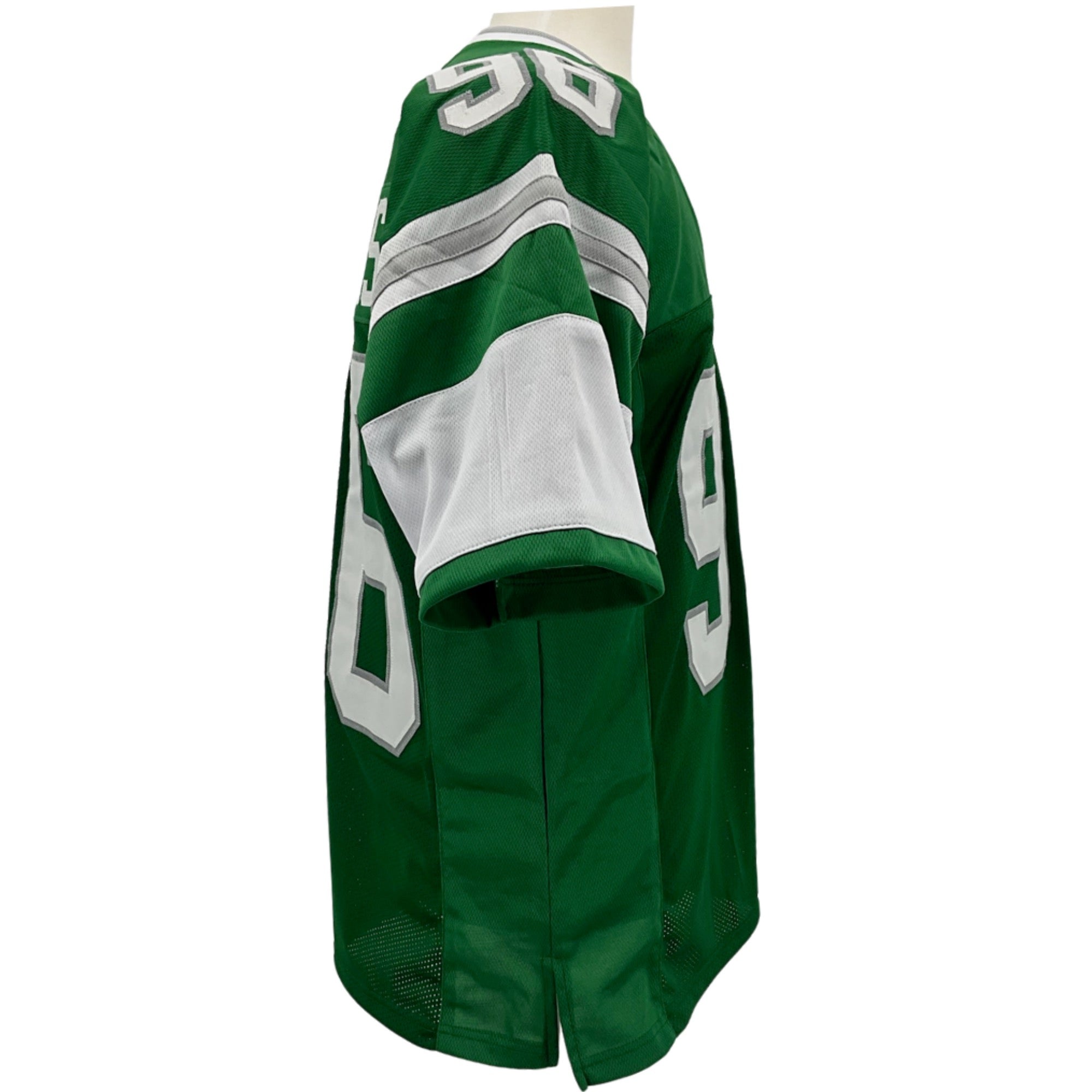 Clyde Simmons Jersey Green Philadelphia | S-5XL Unsigned Custom Sewn Stitched