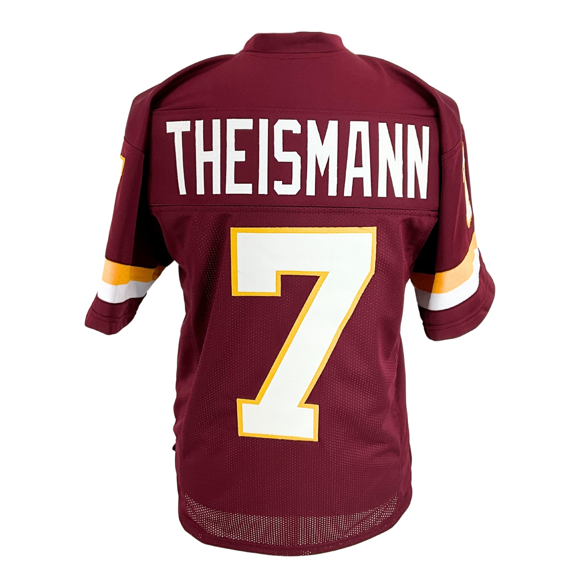 Joe Theismann Jersey Burgundy Washington | Unisex Adult Sizes S-5XL Unsigned Custom Sewn Stitched