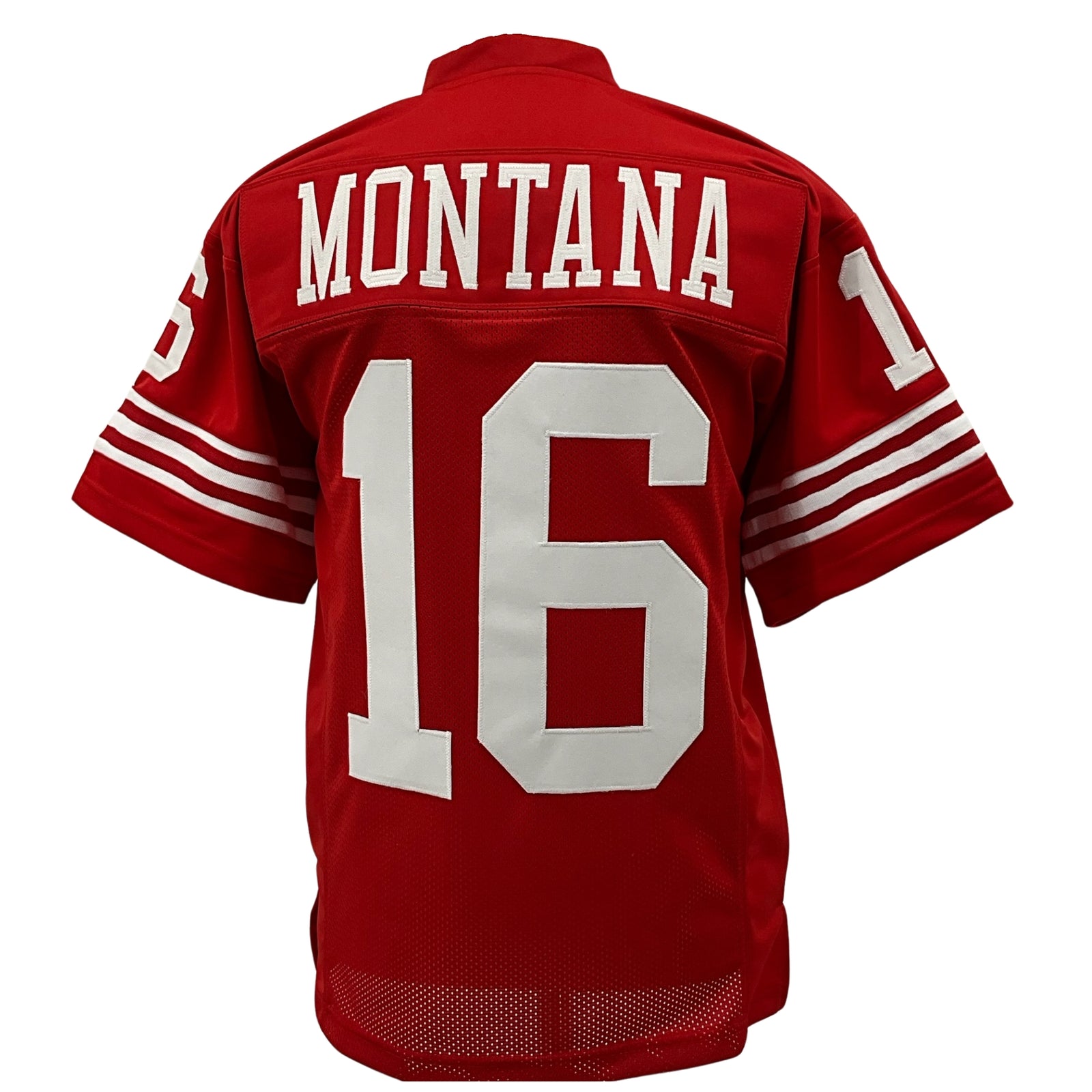 Joe Montana Jersey Red San Francisco | S-5XL Custom Sewn Stitched