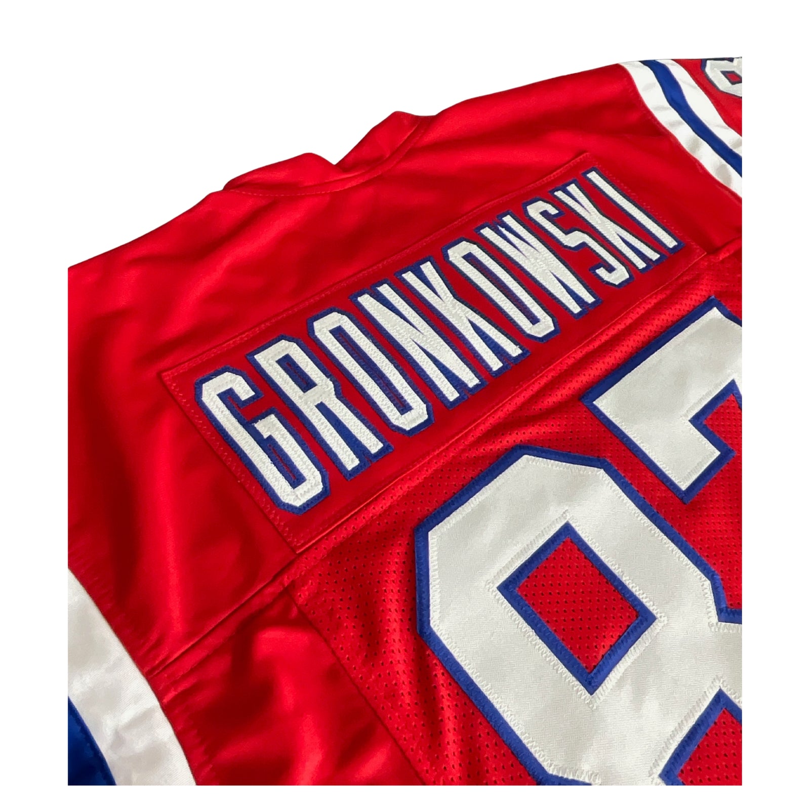 Rob Gronkowski Jersey Red Throwback New England | Unisex Adult Sizes S-5XL Unsigned Custom Sewn Stitched