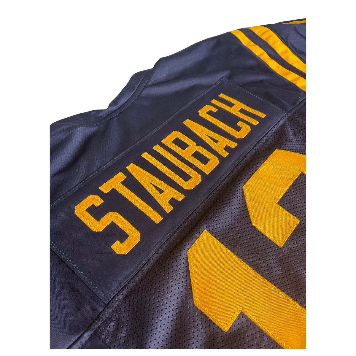 Roger Staubach Jersey Navy Blue Midshipmen | Unisex Adult Sizes S-5XL Unsigned Custom Sewn Stitched