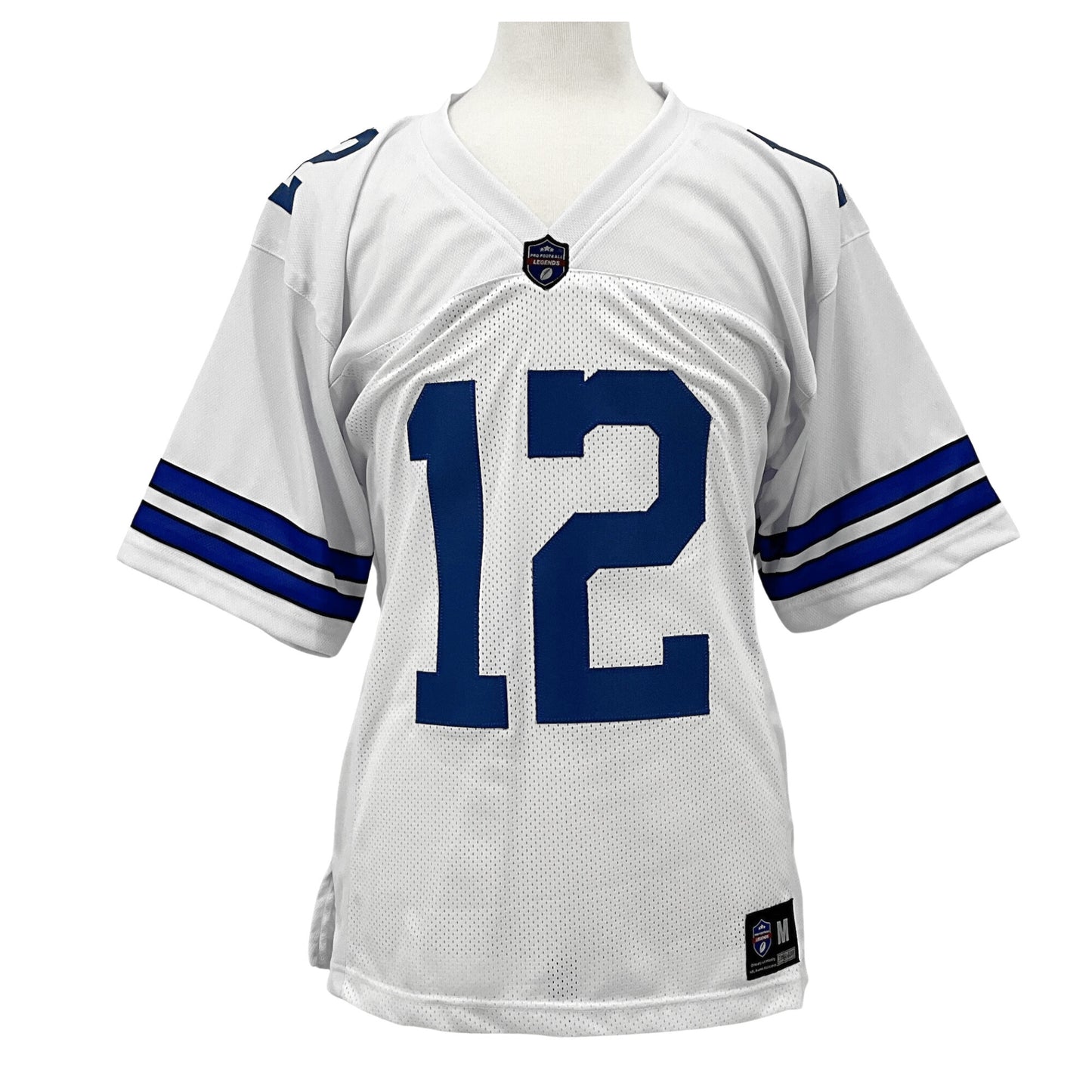 Roger Staubach Jersey White Dallas | Unisex Adult Sizes S-5XL Unsigned Custom Sewn Stitched