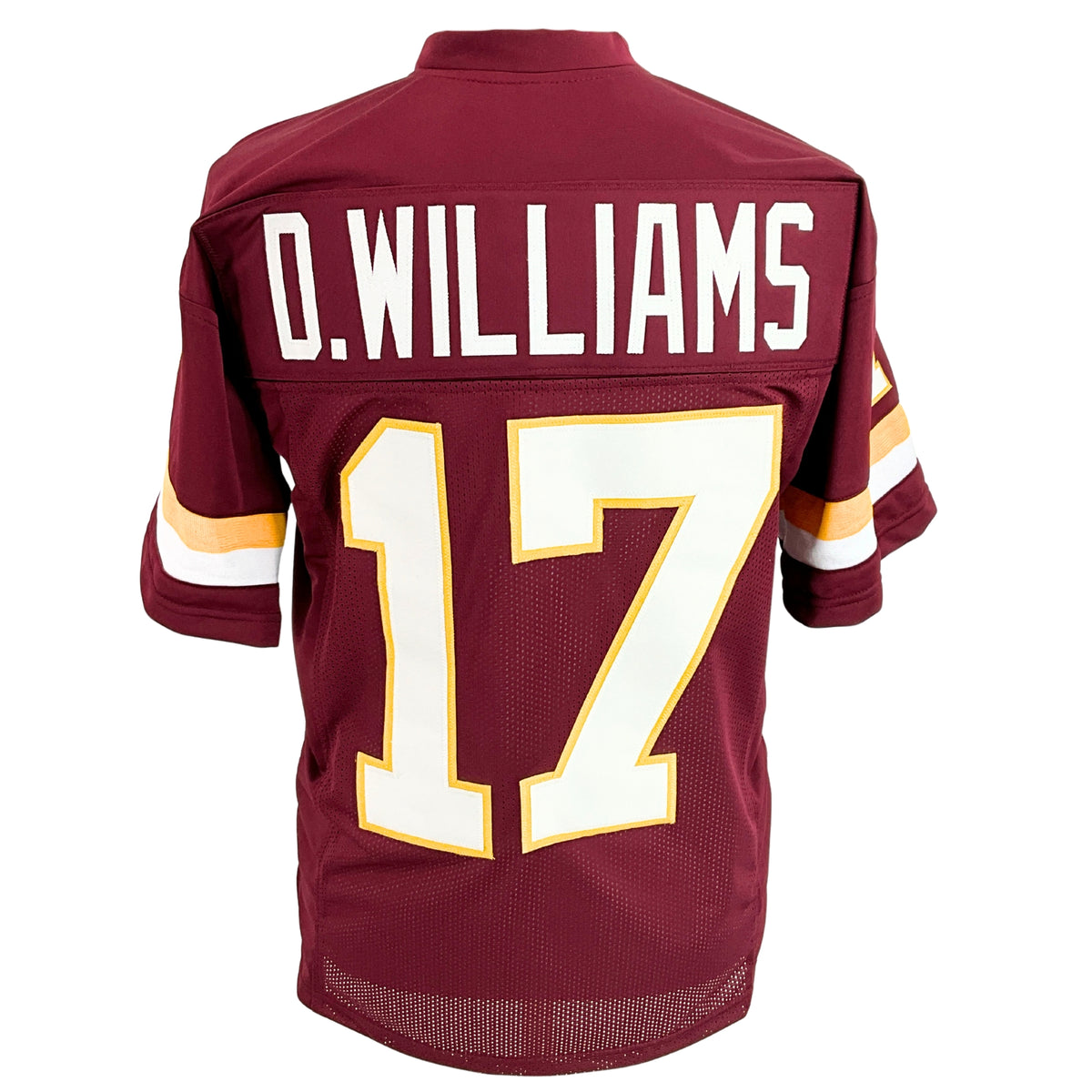 Doug Williams Jersey Burgundy Washington | Unisex Adult Sizes S-5XL Unsigned Custom Sewn Stitched