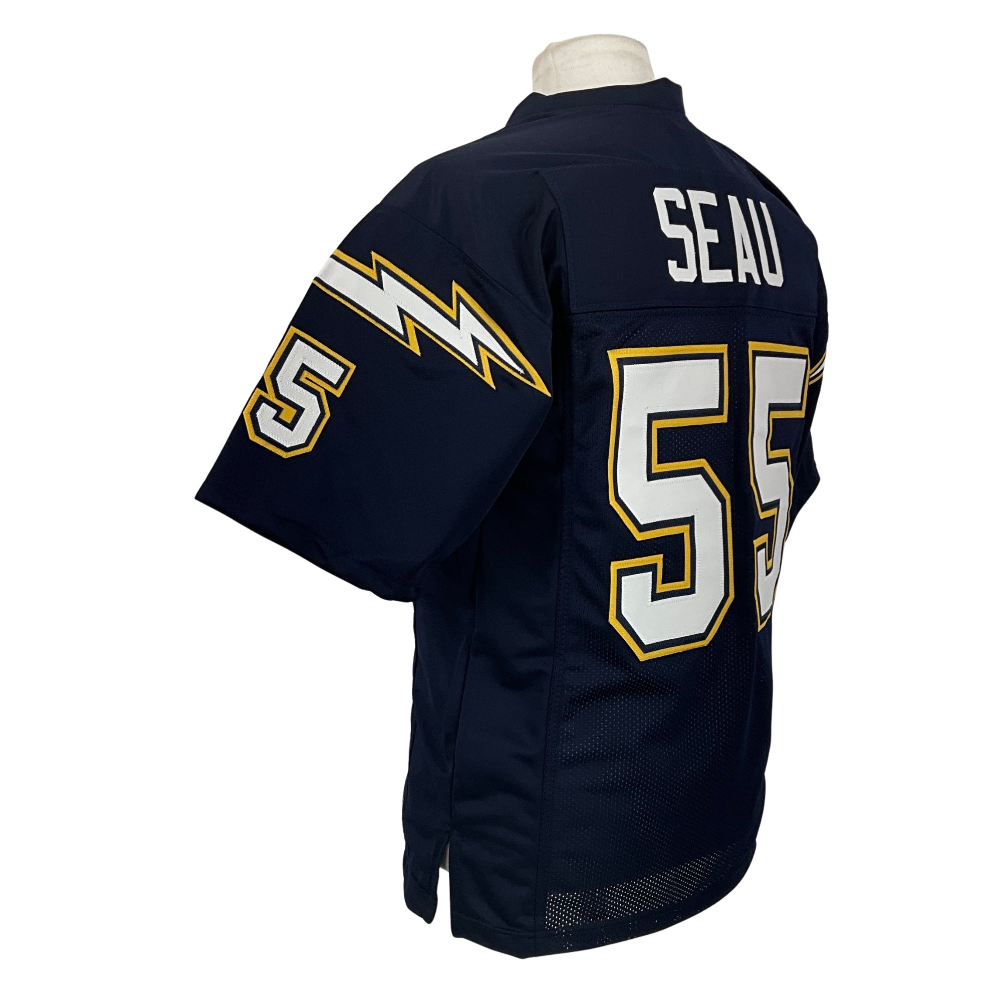 Junior Seau Jersey Navy Blue San Diego | Unisex Adult Sizes S-5XL Unsigned Custom Sewn Stitched