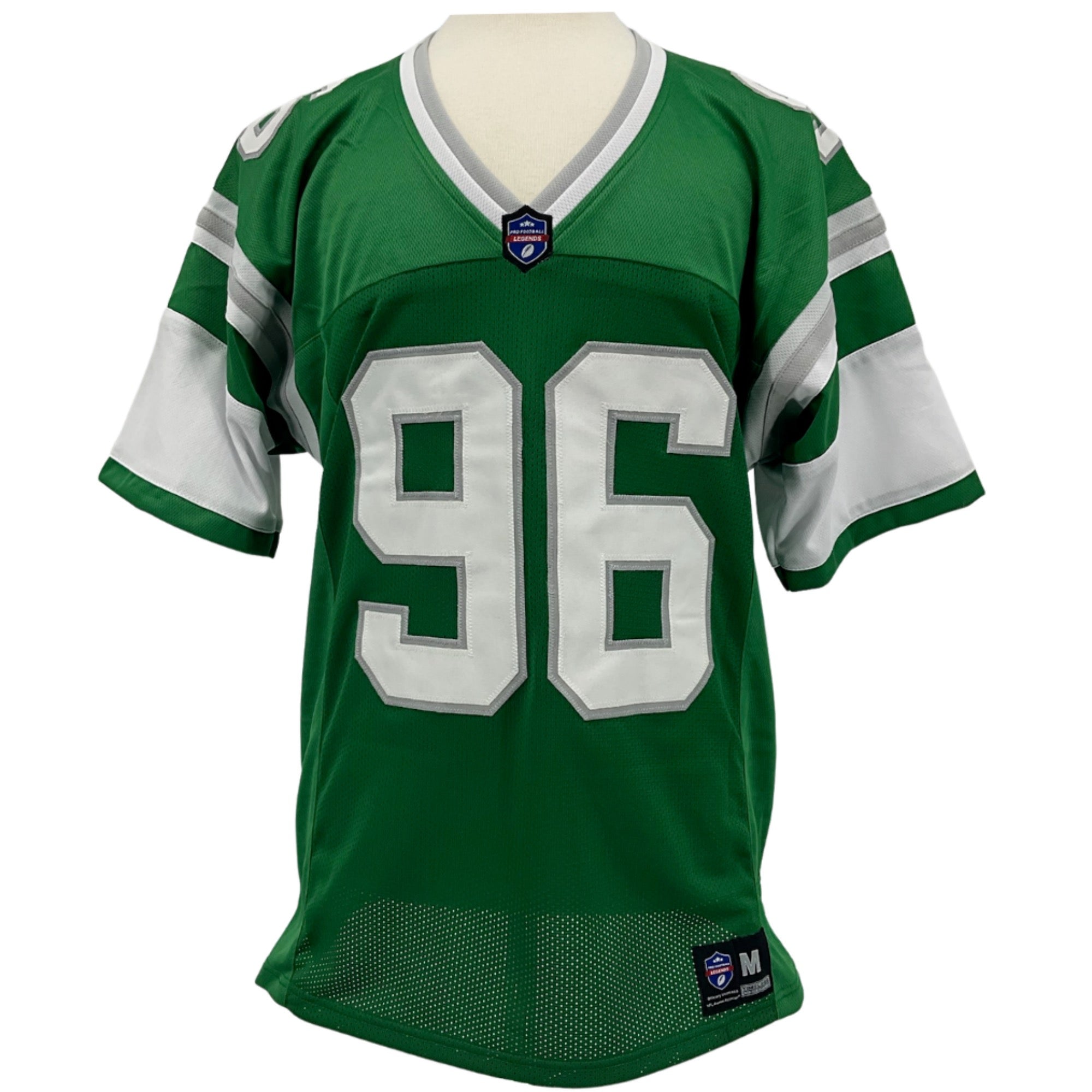 Clyde Simmons Jersey Green Philadelphia | S-5XL Unsigned Custom Sewn Stitched