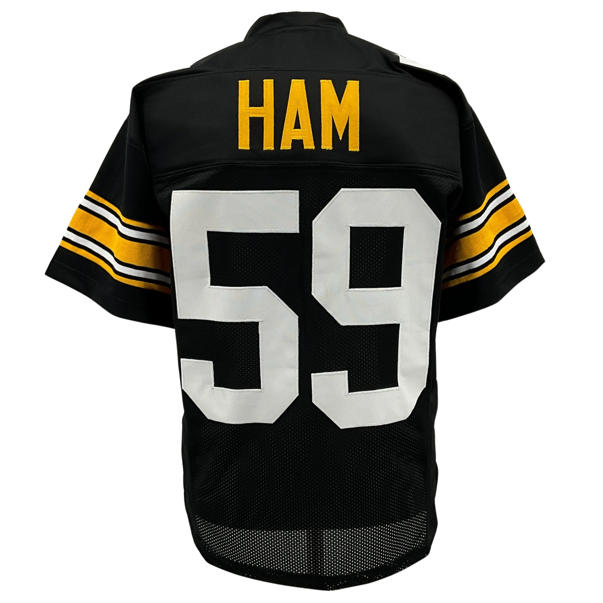 Jack Ham Jersey Old Number Black Pittsburgh | S-5XL Unsigned Custom Sewn Stitched