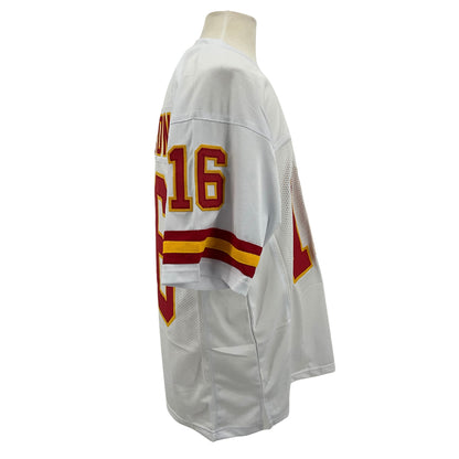 Len Dawson Jersey White Kansas City | Unisex Adult Sizes S-5XL Unsigned Custom Sewn Stitched