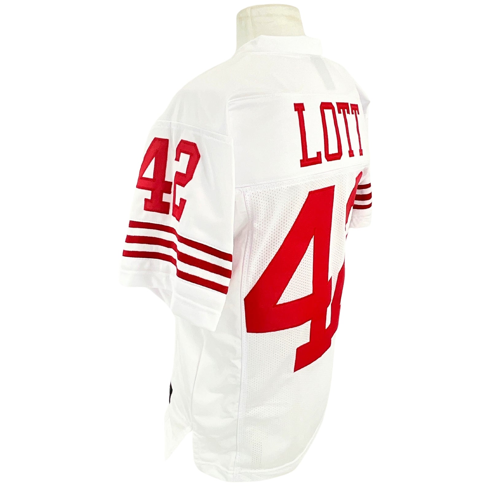 Ronnie Lott Jersey White San Francisco | Unisex Adult Sizes S-5XL Unsigned Custom Sewn Stitched