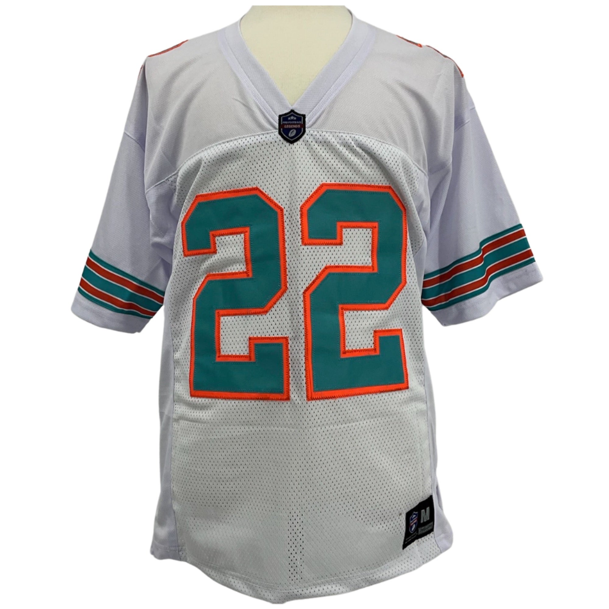 Mercury Morris Jersey White Miami | S-5XL Unsigned Custom Sewn Stitched