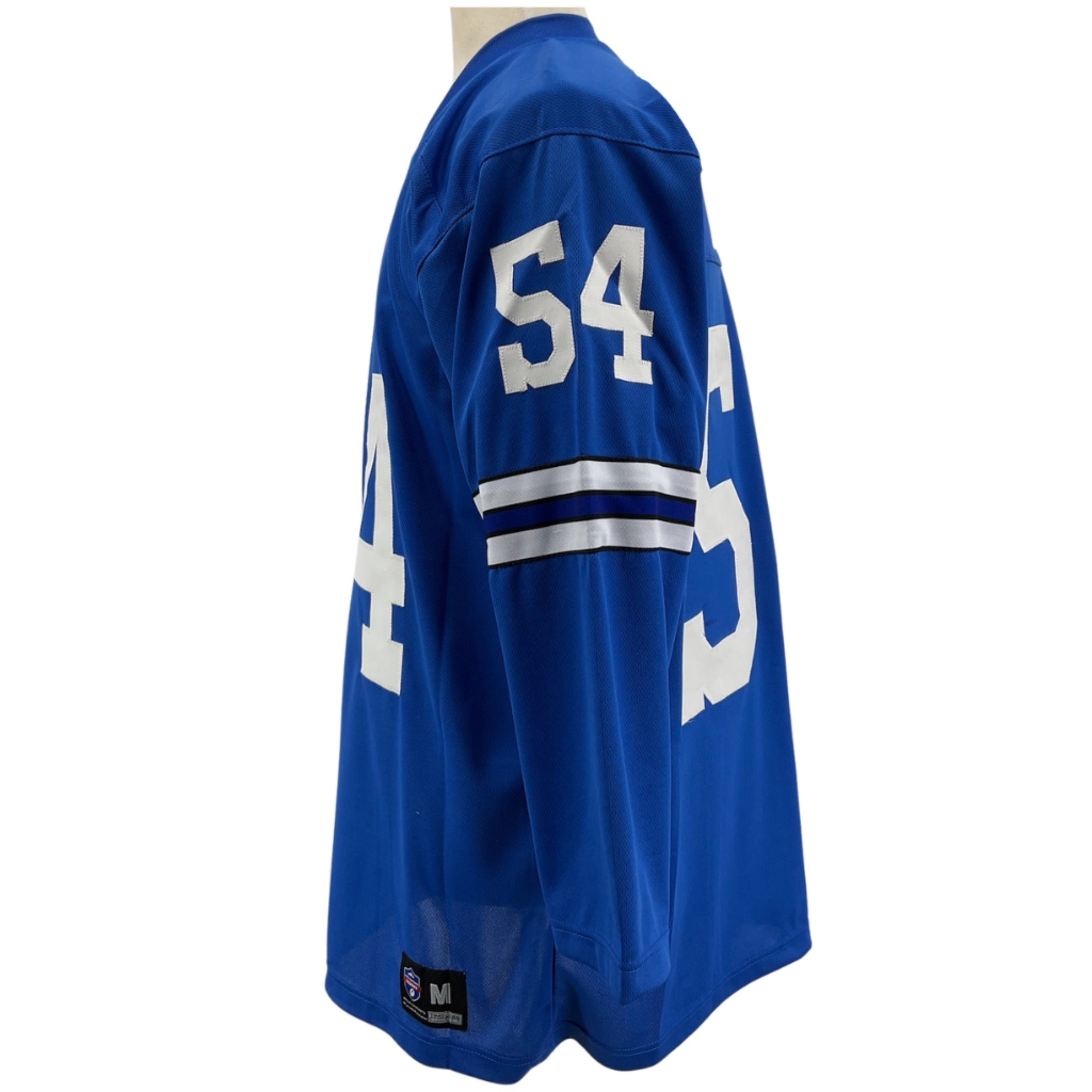 Randy White Jersey L/S Blue Dallas M-5XL Custom Sewn Stitched