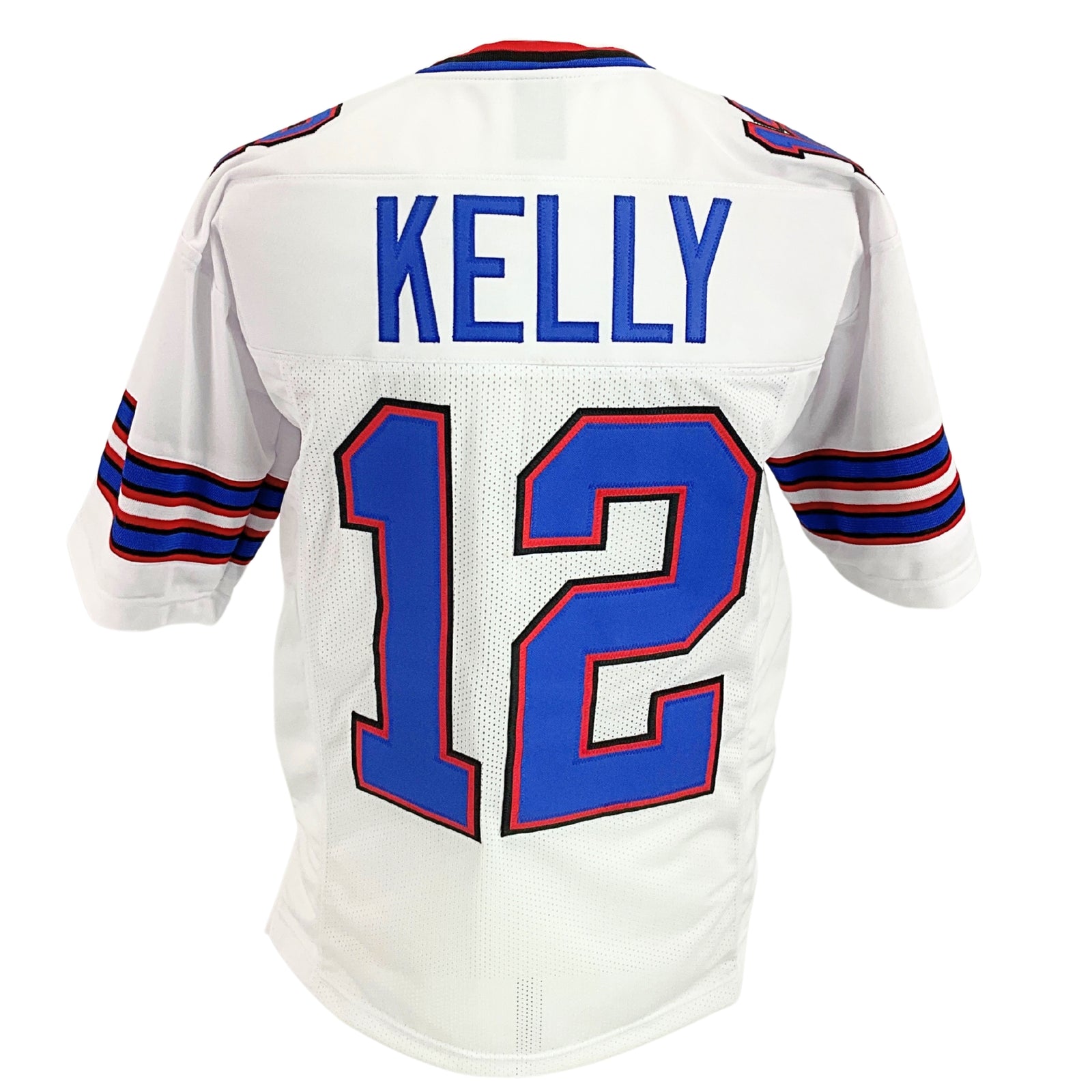 Jim Kelly Jersey White Buffalo | Unisex Adult Sizes S-5XL Unsigned Custom Sewn Stitched